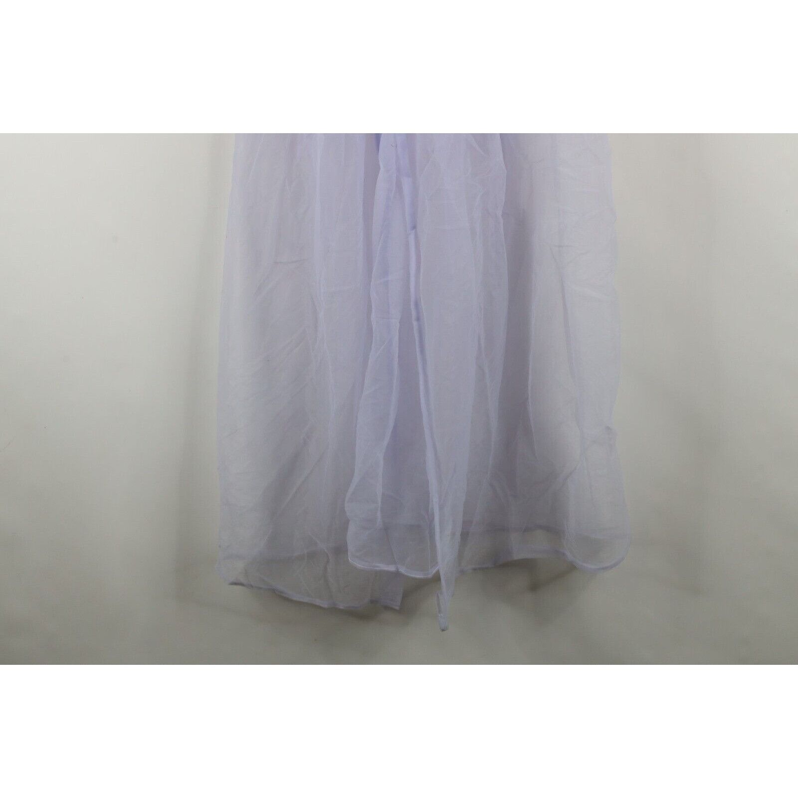 Vintage Vintage 50s 60s Sheer Fairy Lace Flower Chiffon Night Gown Size M / US 6-8 / IT 42-44 - 4 Thumbnail