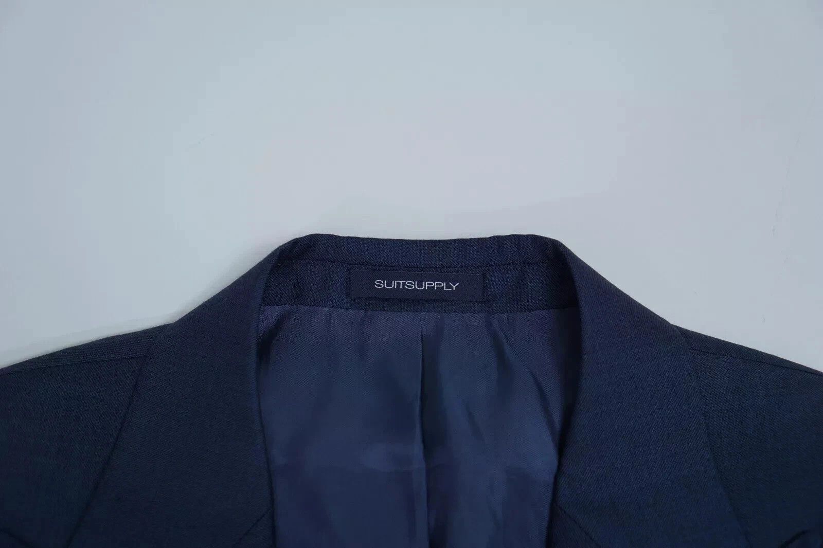 Suitsupply Men Suitsupply Blazer Washington Peak Navy Wool S110 US42L Size 42L - 3 Thumbnail