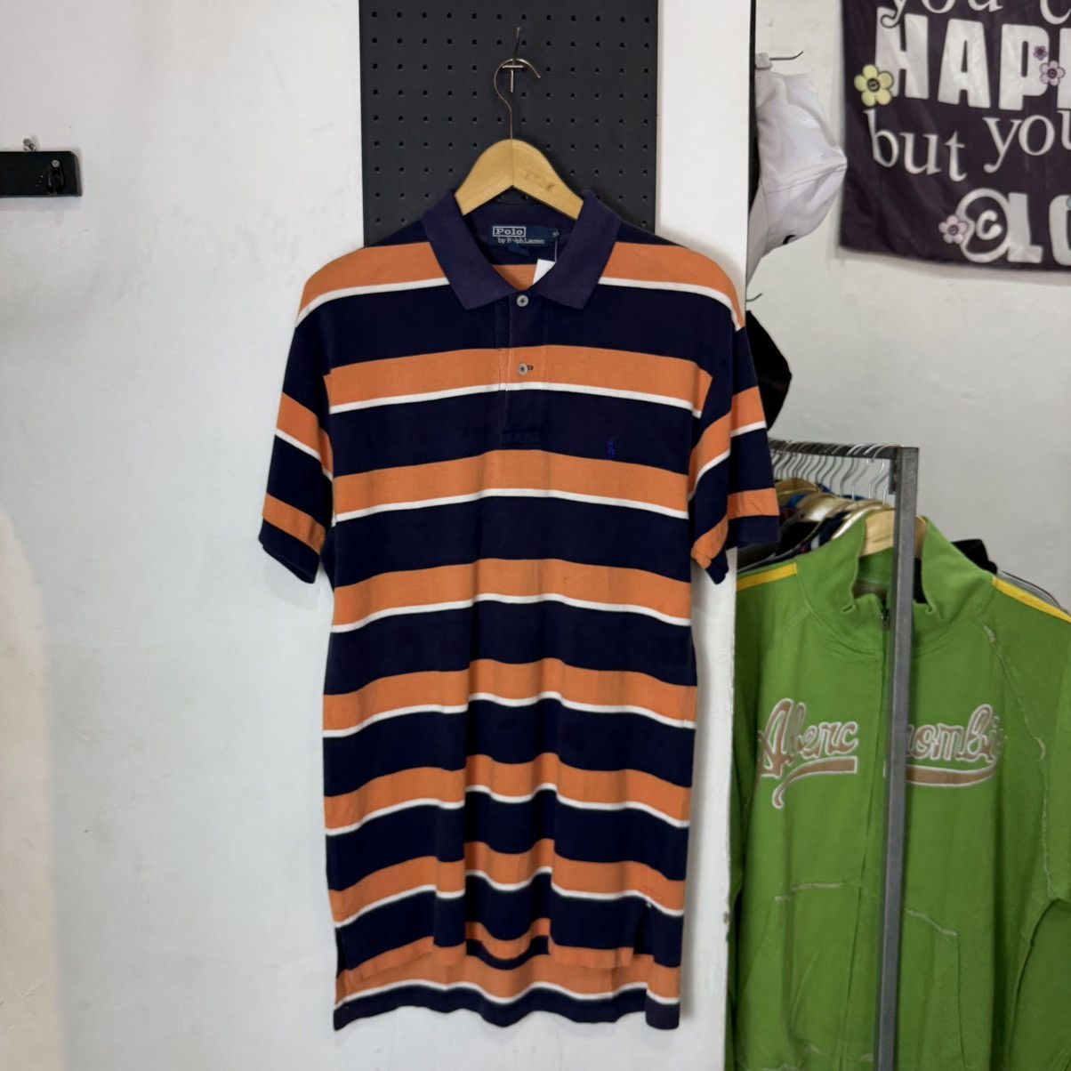 Polo Ralph Lauren POLO RALPH LAUREN stripe poloshirt Size US L / EU 52-54 / 3 - 1 Thumbnail