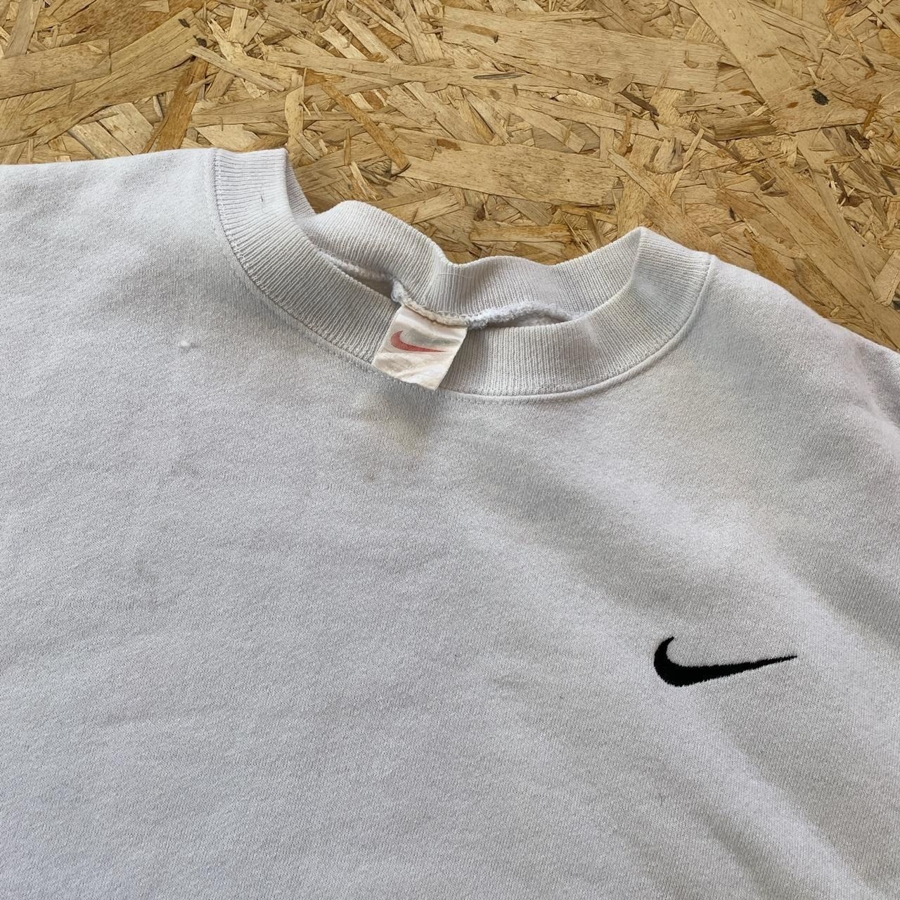 Nike × Vintage Vintage 90s White Nike Size US XL / EU 56 / 4 - 4 Thumbnail
