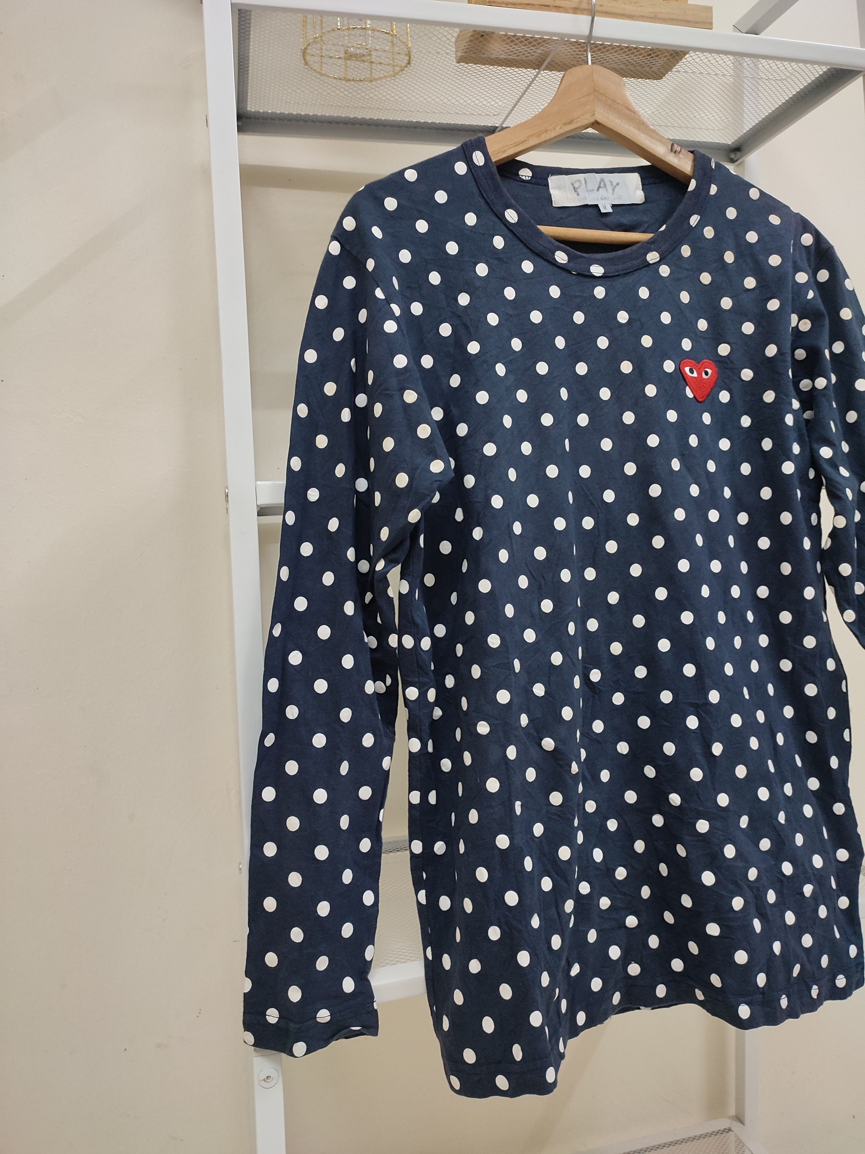 Comme des Garcons CDG COMME DES GARÇONS POLKA DOT LONG SLEEVE Size US M / EU 48-50 / 2 - 3 Thumbnail
