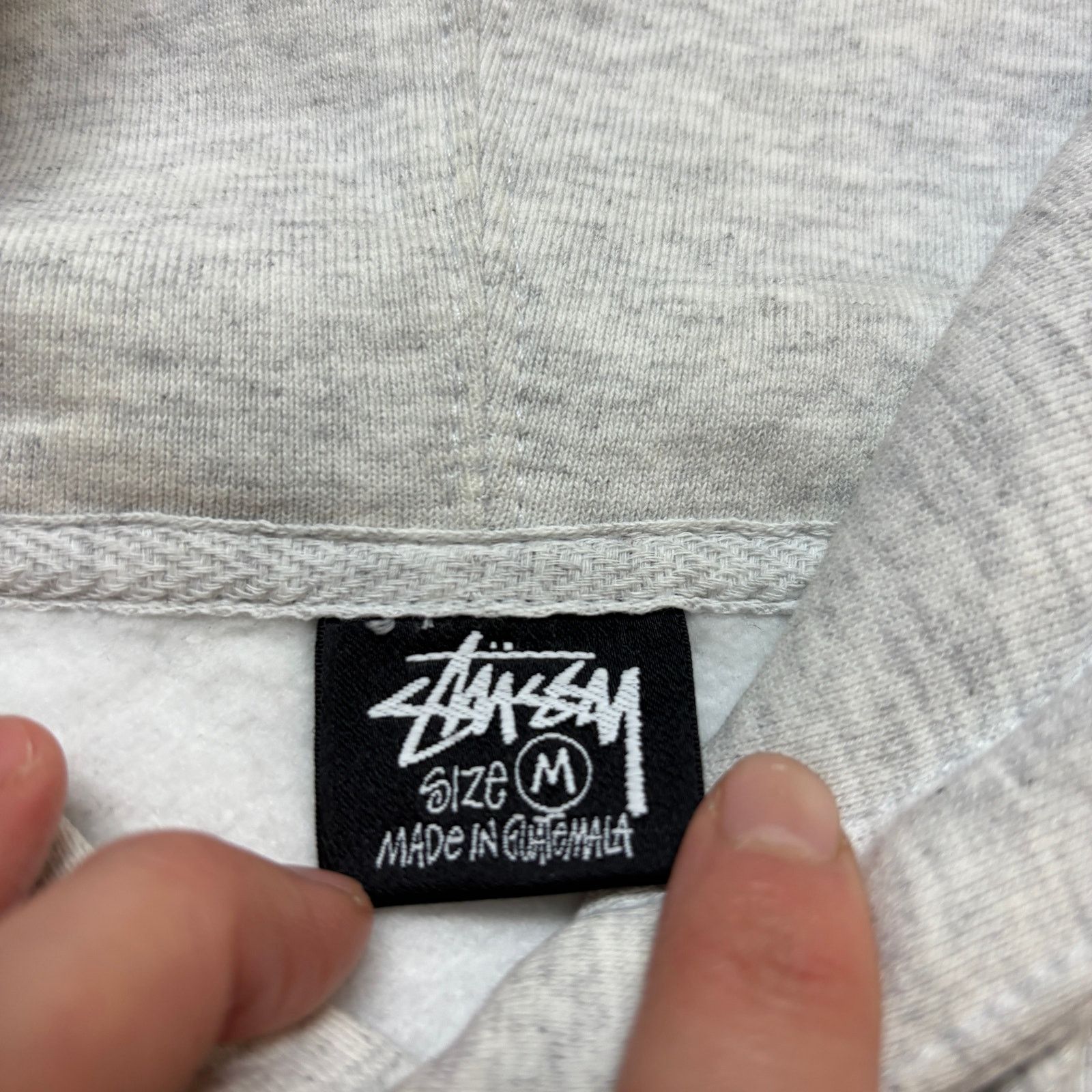 Stussy Stussy Fresh Gear Logo Heather Gray Hoodie Men's Medium Size US M / EU 48-50 / 2 - 5 Thumbnail