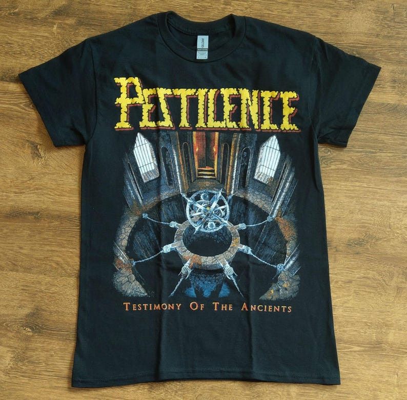 Gildan PESTILENCE - Testimony Of The Ancients T-Shirt 2side Size US S / EU 44-46 / 1 - 3 Thumbnail