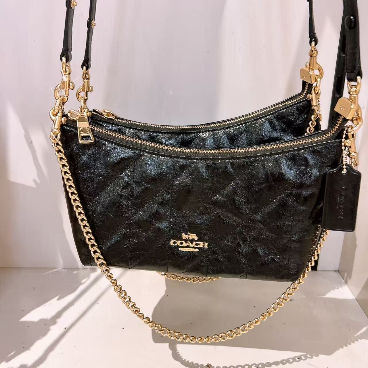 Coach Caitlin Shoulder Bag With Quilting CDZ88 Size ONE SIZE - 2 Thumbnail