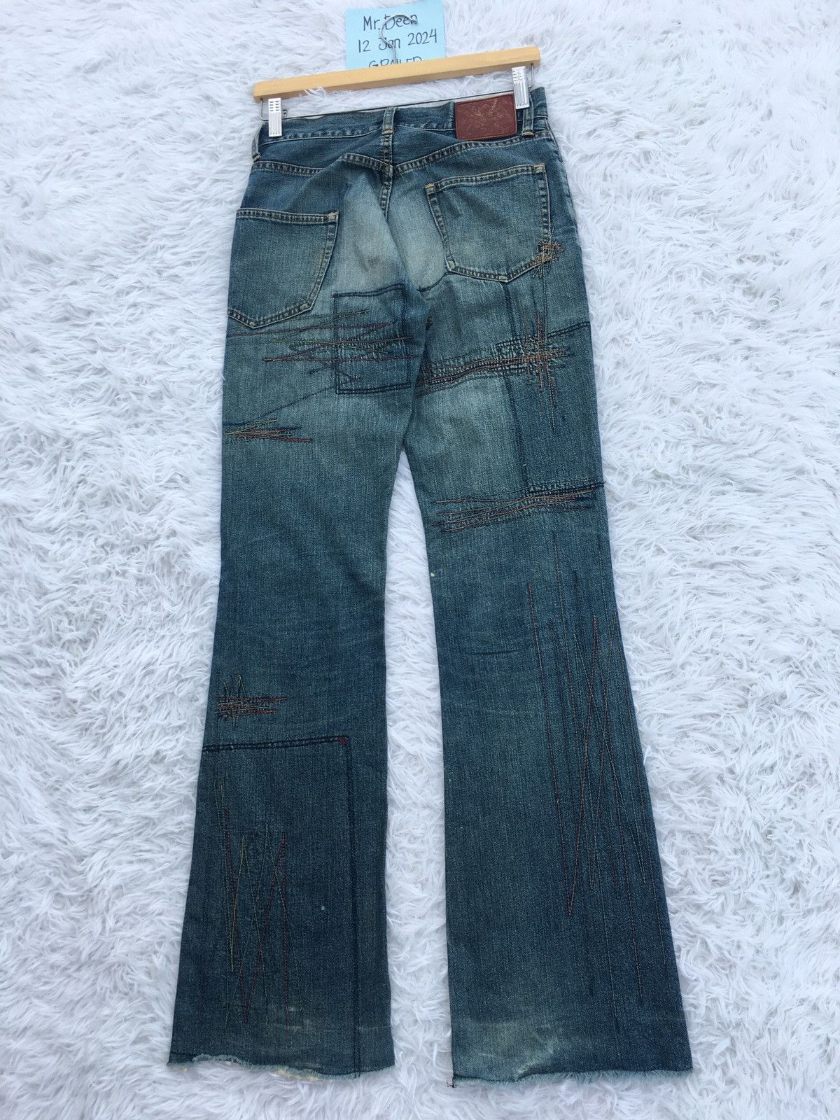 Hysteric Glamour Rare Vintage Hysteric Glamour Kinky Patchwork Jeans Size 28" / US 6 / IT 42 - 24 Thumbnail