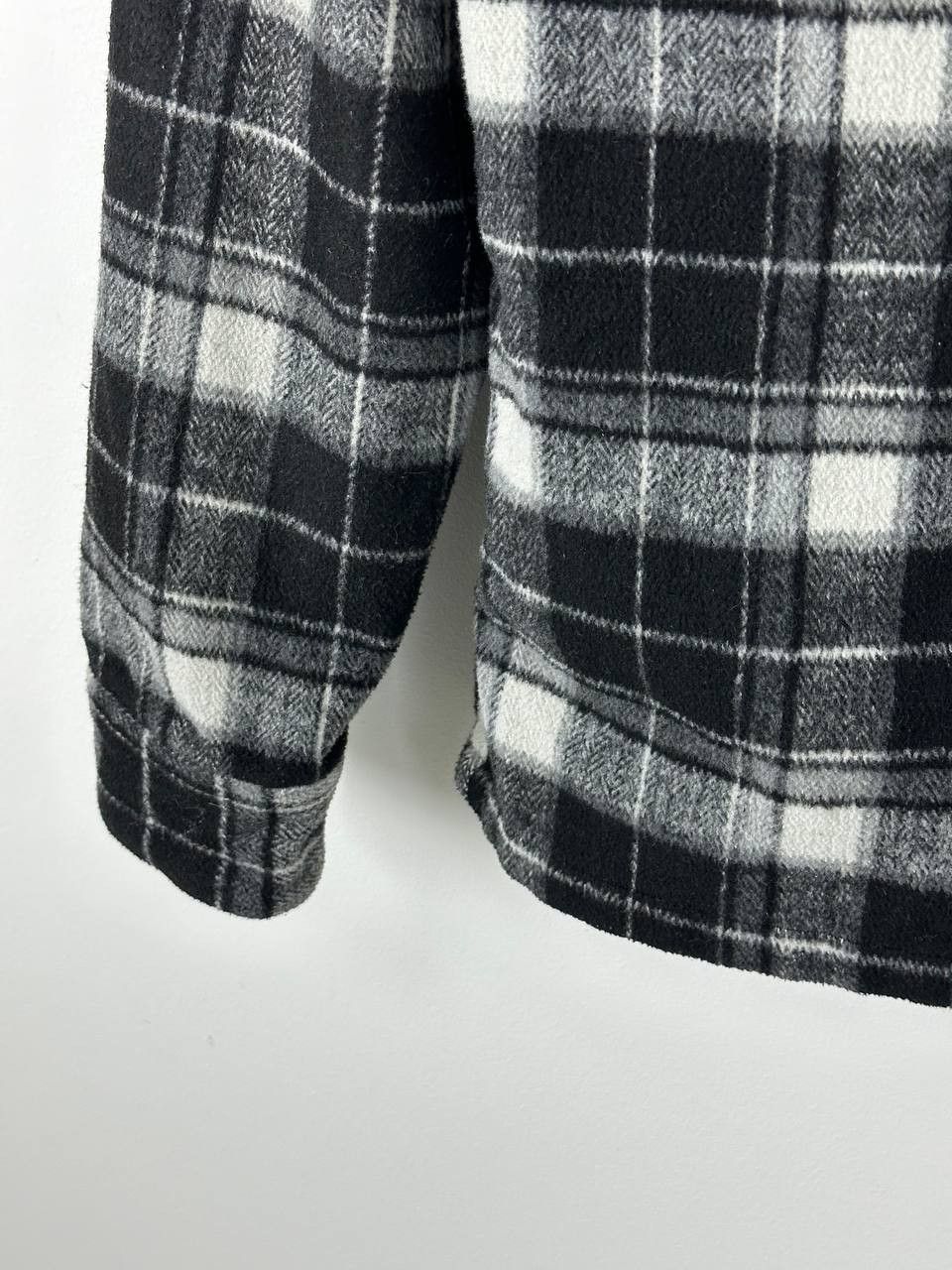 Allsaints AllSaints Black and White Flannel Over Shirt Size US M / EU 48-50 / 2 - 7 Thumbnail