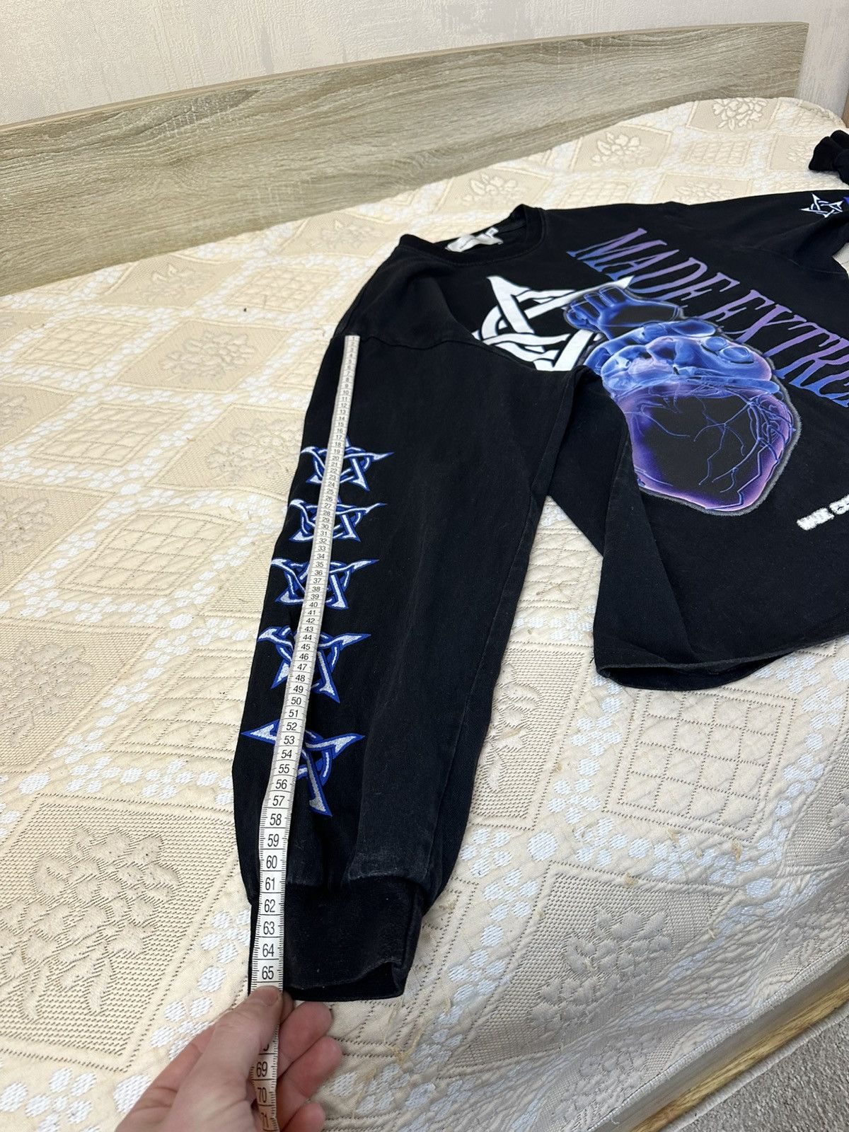 Japanese Brand 🔥 Made Extreme x Balck Air T Shirt Long Sleeve Art Printed Size US XL / EU 56 / 4 - 14 Thumbnail