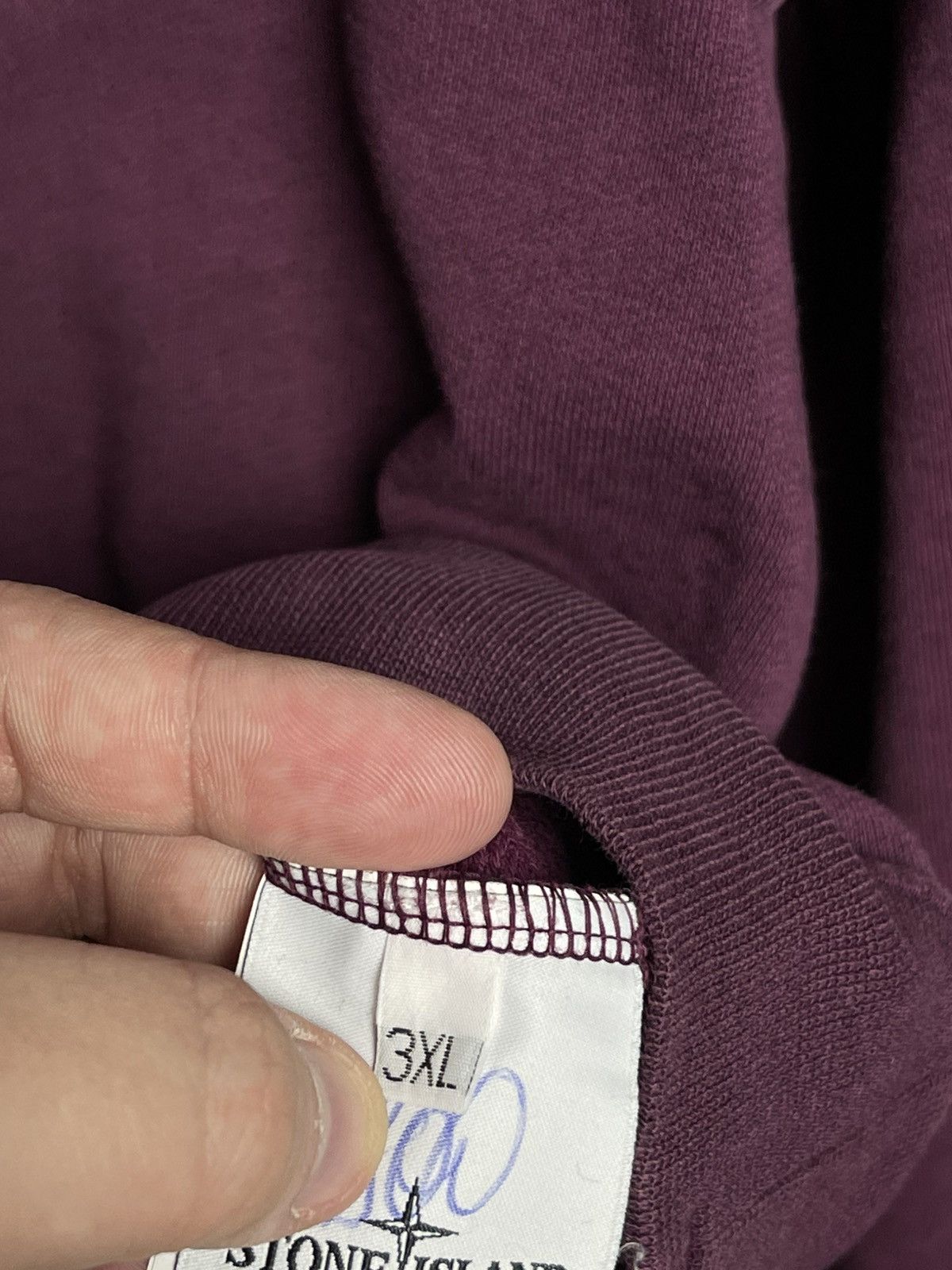 Stone Island Stone Island Purple Crewneck Pocket Sweatshirt Mens Size 3XL Size US XXL / EU 58 / 5 - 18 Thumbnail