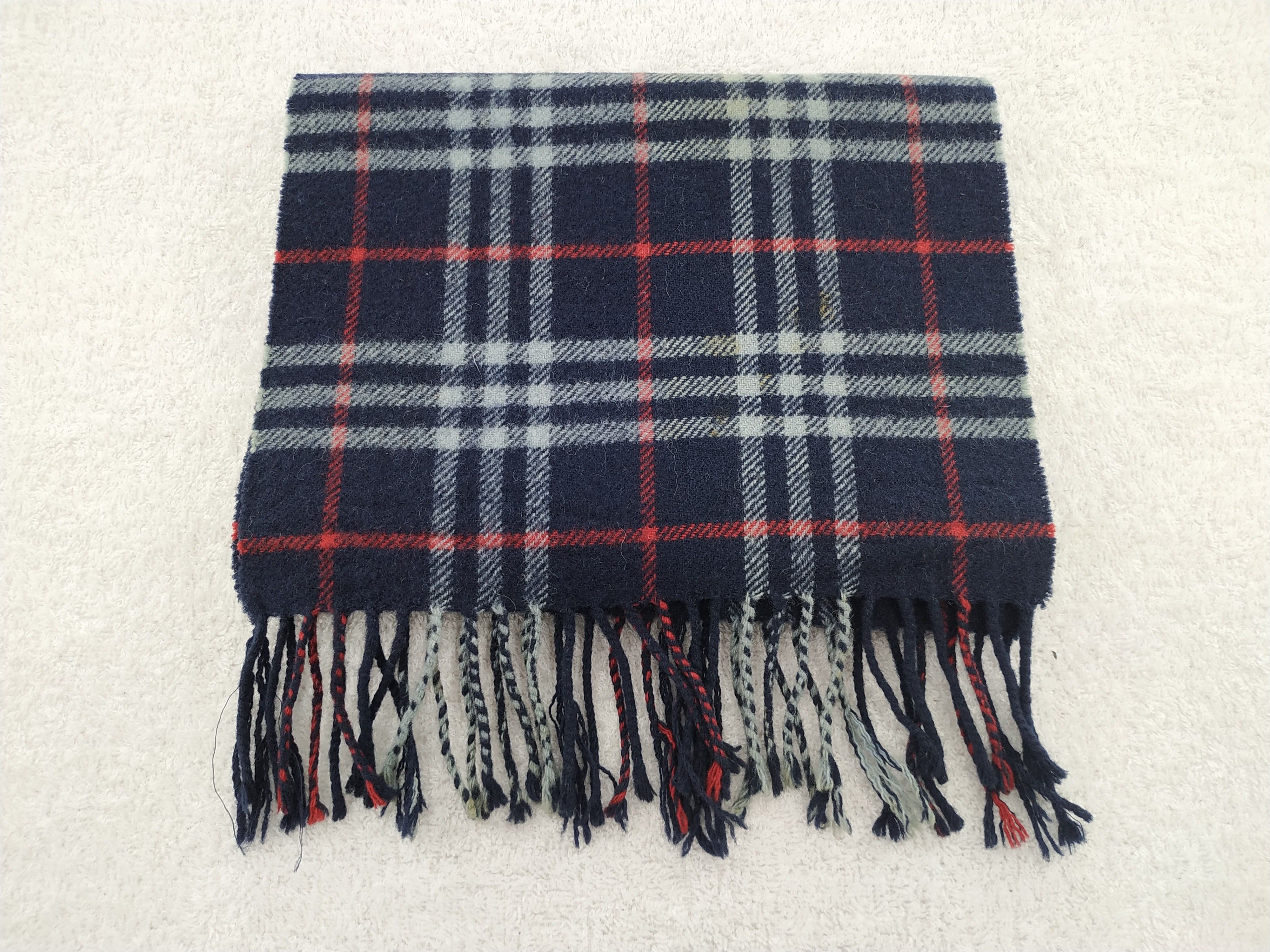 Burberry × Vintage Burberry Scarf / Muffler / Neckwear - WW232 Size ONE SIZE - 3 Thumbnail