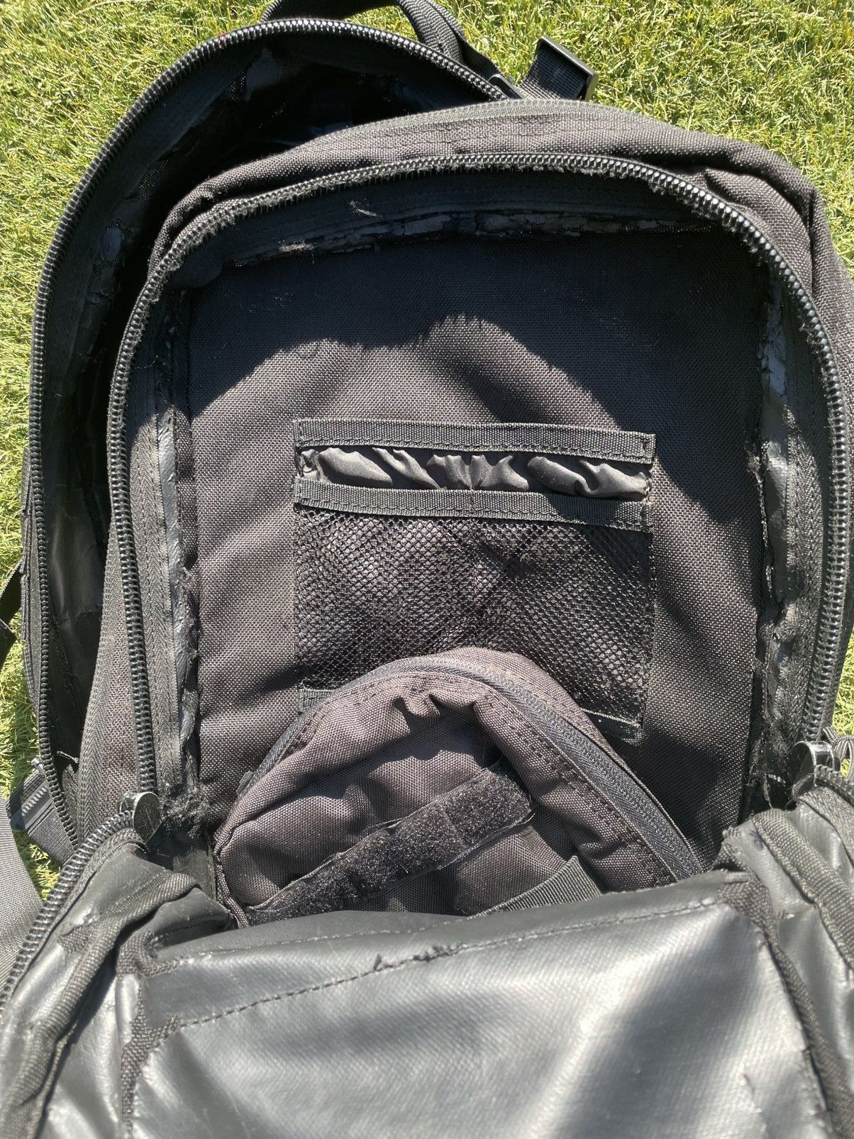 Other Leison Tactical Military Backpack Black Waterproof 1st Grade Size 30 - 4 Thumbnail