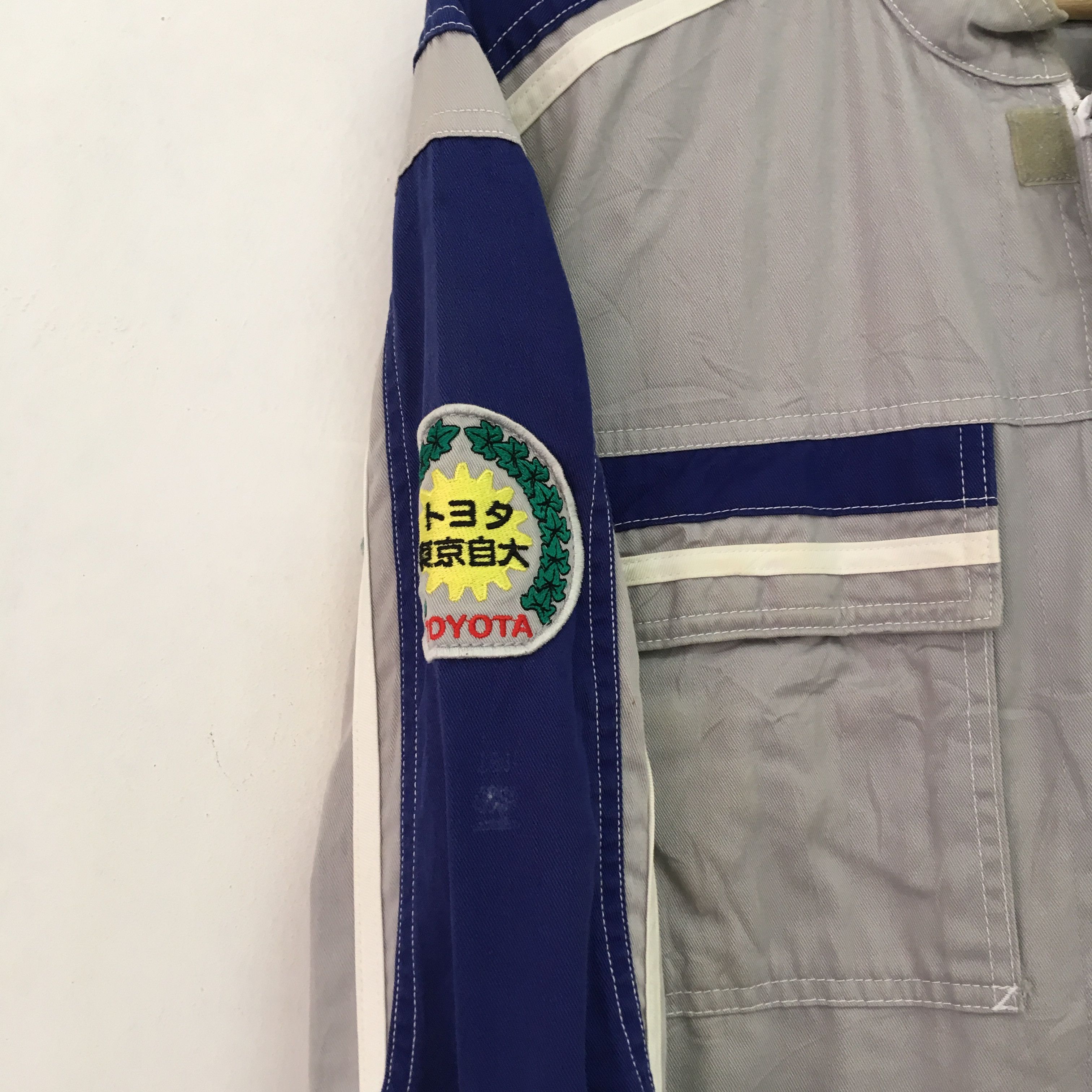 Japanese Brand Vintage Distressed Toyota Japan Technical College Overalls Size US 32 / EU 48 - 5 Thumbnail