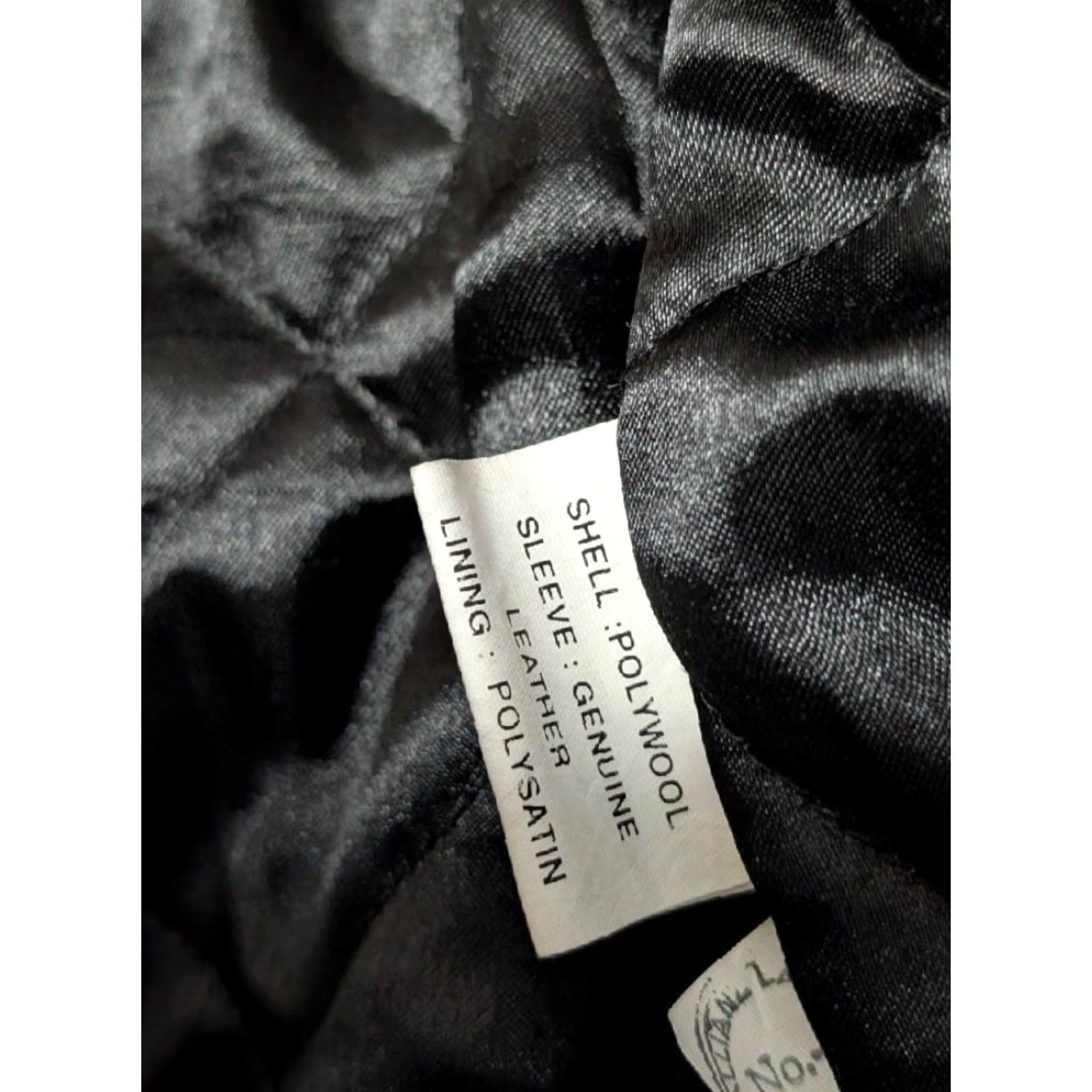 Vintage VINTAGE New ZLander VARSITY Leather Bomber Jacket, 5XL, Black, 56 Chest, Mens, Jacvket, 1990s, Letterman Sleeves, 56, 5XL, NOS? Size US XXL / EU 58 / 5 - 8 Thumbnail