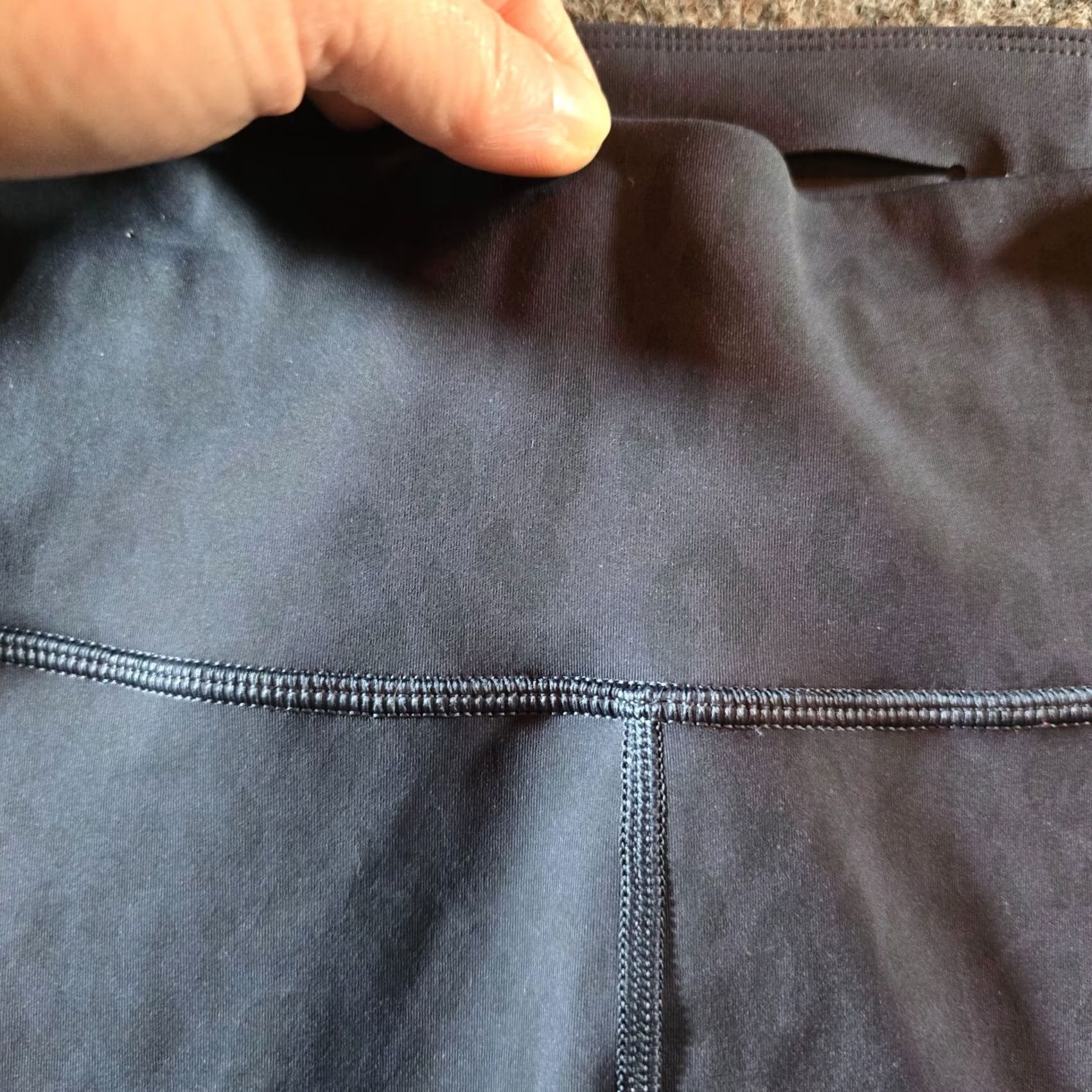 Vintage Peloton Pants Womens M Blue Gray Leopard Legging Stretch Athleisure Pants Skinny Inseam 25 in Womens Footwear Size 32" / US 10 / IT 46 - 3 Thumbnail