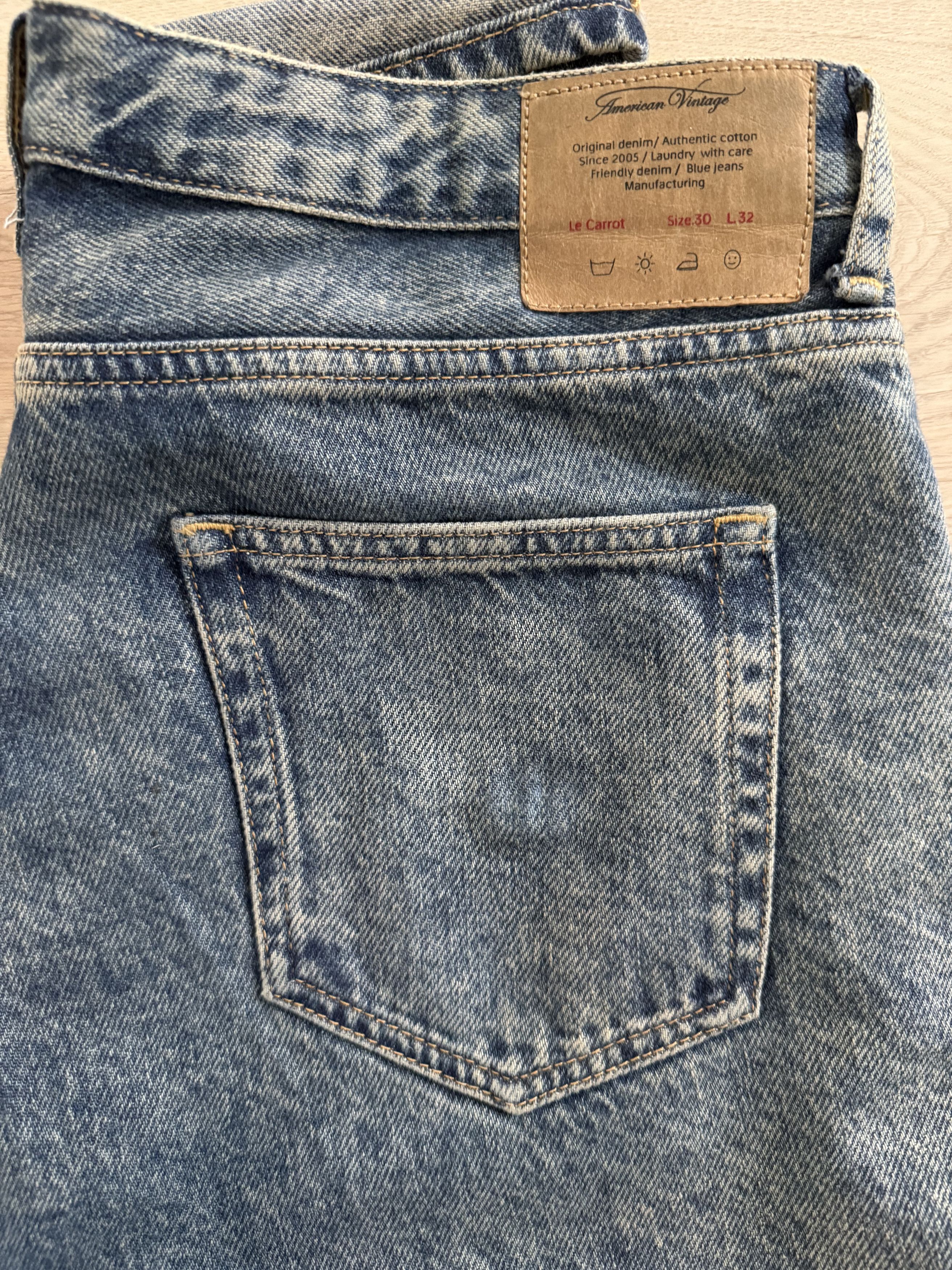 Other American Vintage Carrot fit faded denim Size US 30 / EU 46 - 3 Thumbnail