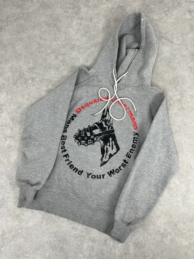 Dsquared2 AW2007 Dsquared2 Dobberman Dog Green Hoodie Size US S / EU 44-46 / 1 - 4 Thumbnail