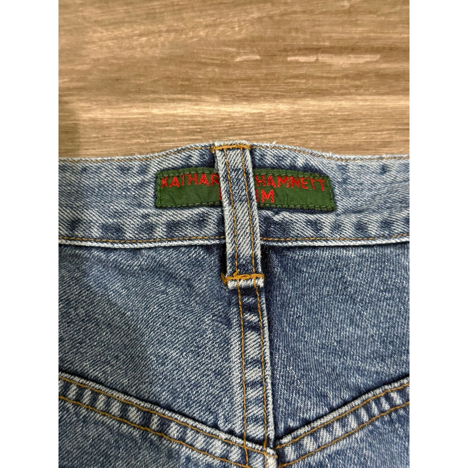 Katharine Hamnett London Vintage y2k Katherine Hamnet Denim Jorts for Men Size US 34 / EU 50 - 4 Thumbnail