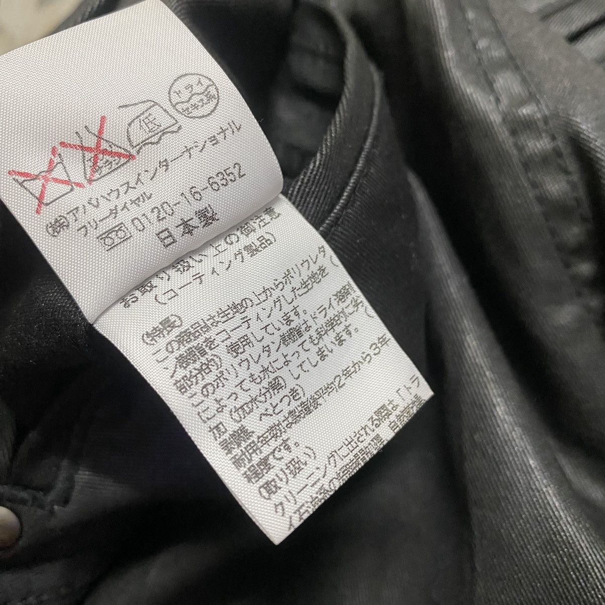 5351 POUR LES HOMMES 5351 Pour Les Hommes Black Waxed Cargo Pants Size US 30 / EU 46 - 21 Thumbnail