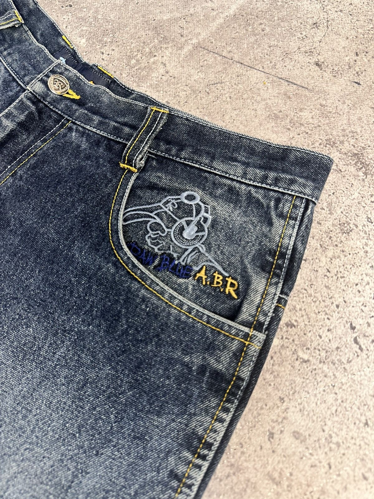 JNCO Vintage Baggy JNCO BONTAGE Ed Hardy style Y2K USA Sk8 Denim Size US 38 / EU 54 - 8 Thumbnail