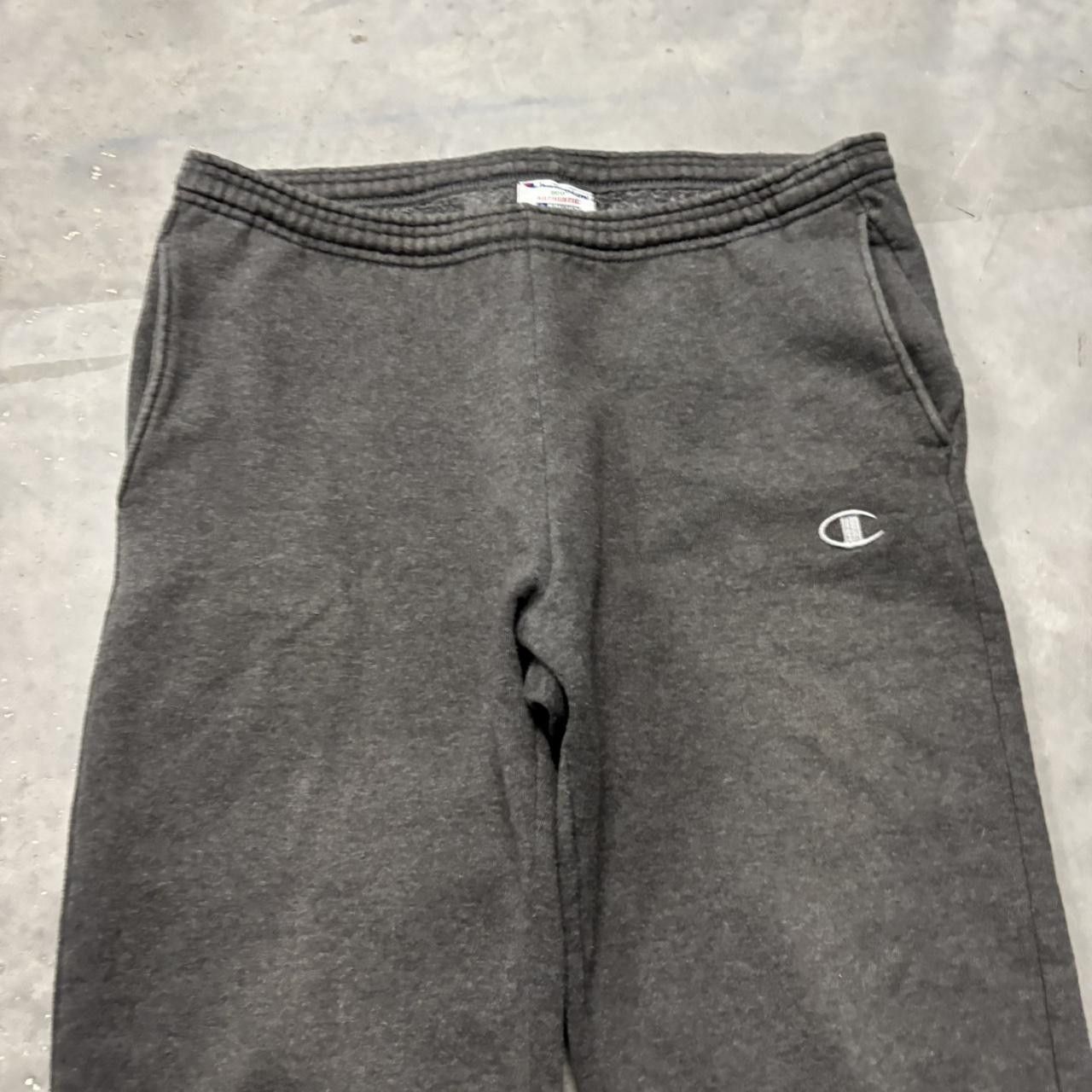 Japanese Brand × Vintage Crazy Vintage Y2K/2000s Faded Grey Essential Sweatpants! Size US 32 / EU 48 - 4 Thumbnail