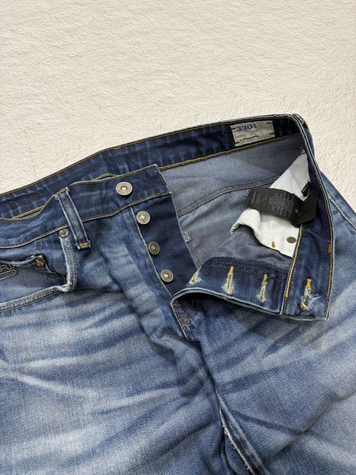 Hysteric Glamour 2000s G-Star raw acid wash denim japan Y2k style Size US 34 / EU 50 - 5 Thumbnail