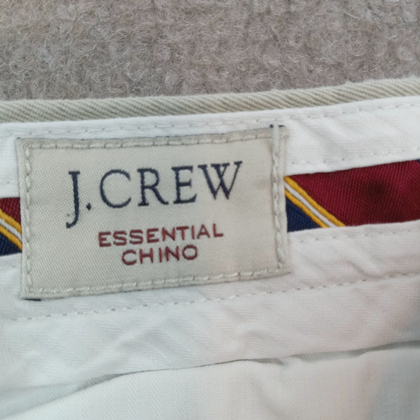 J.Crew J Crew Mens Pants 33x32 Beige Chino Straight Leg Extra Large XL Casual Size US 32 / EU 48 - 7 Thumbnail