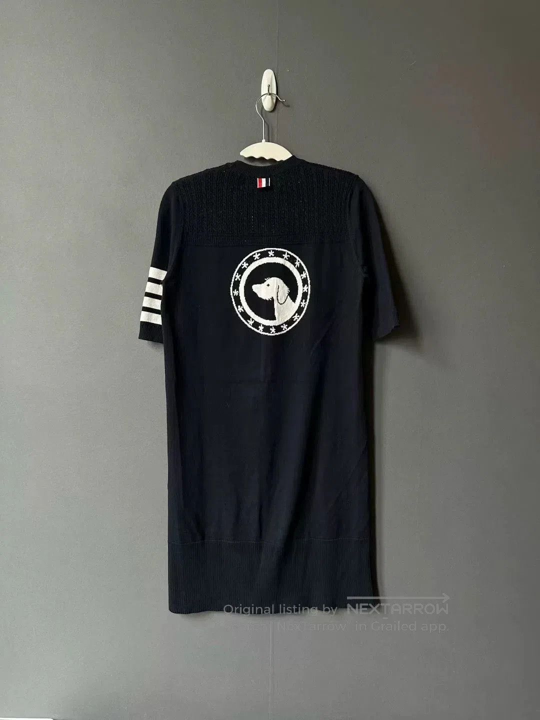 Thom Browne Thom Browne Navy Back Dog Dress. Size S / US 4 / IT 40 - 1 Thumbnail