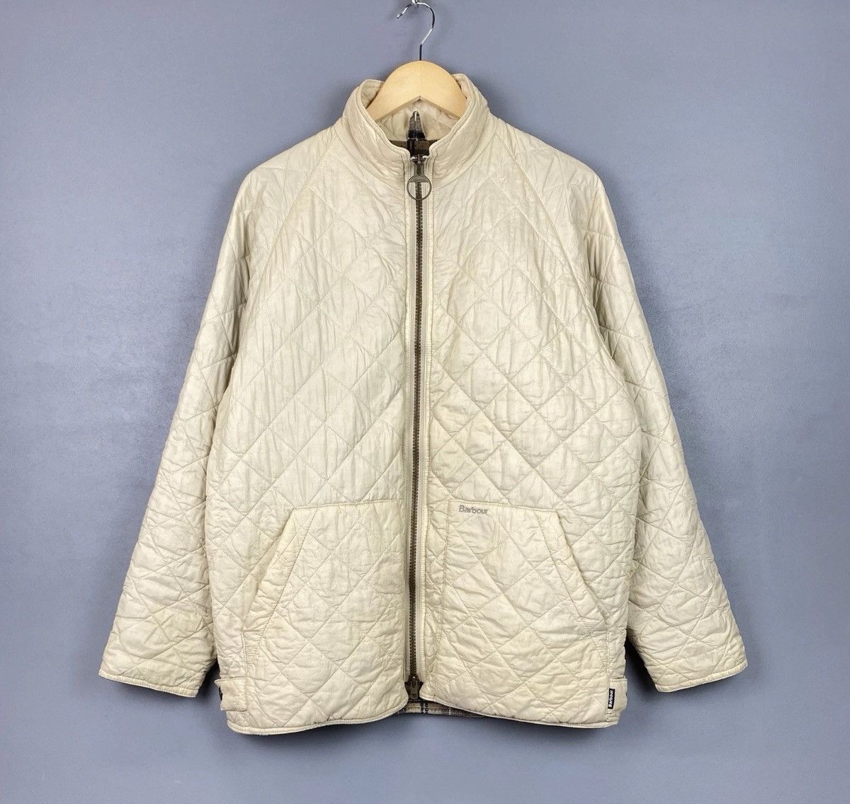 Barbour Barbour Flyweight Quilted Jacket Beige Cream Luxury Top Size US L / EU 52-54 / 3 - 1 Thumbnail