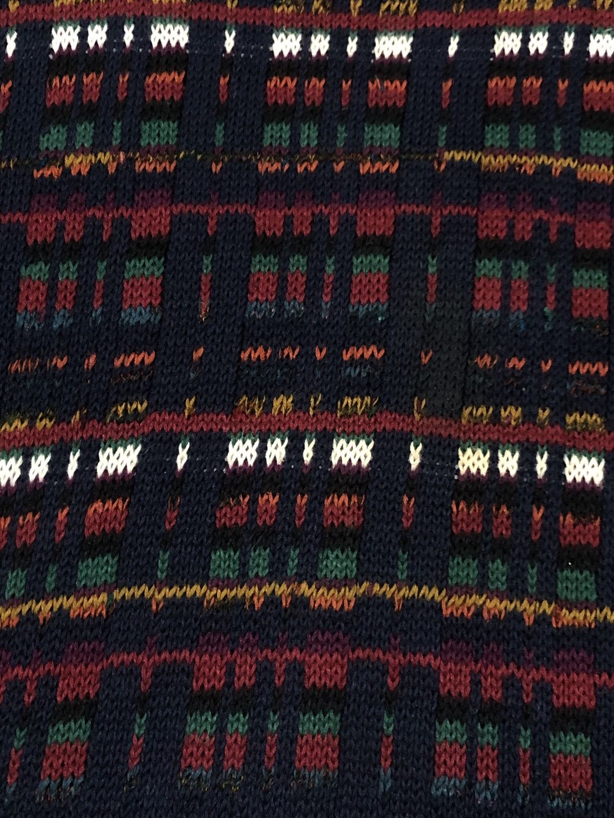 Vintage Vtg 90s Duplex Designs Patterned Coogi Style Sweater Size US XL / EU 56 / 4 - 2 Thumbnail
