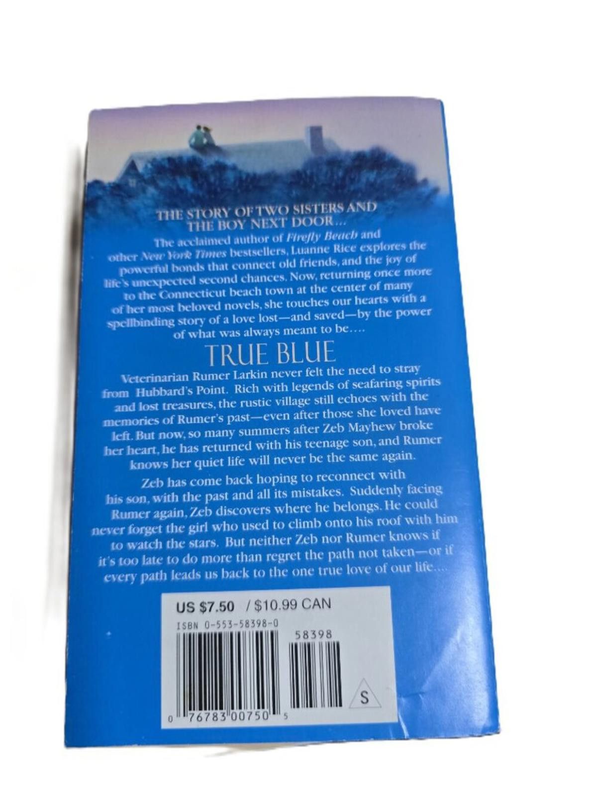 Other True Blue by Luanne Rice 2002 Paperback Size ONE SIZE - 2 Thumbnail
