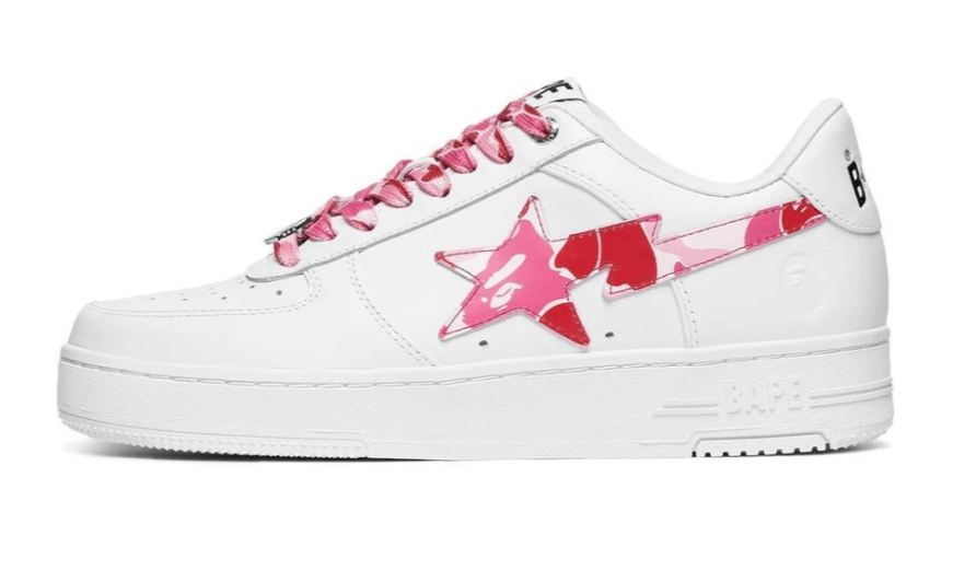 Bape BAPE STA White ABC Camo "PINK" 29cm Size US 11 / EU 44 - 2 Thumbnail