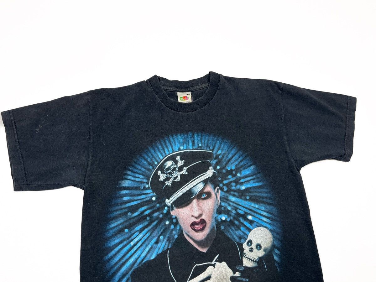 Band Tees Vintage 2004 Marilyn Manson Against All Gods Tour T-Shirt Size US S / EU 44-46 / 1 - 3 Thumbnail