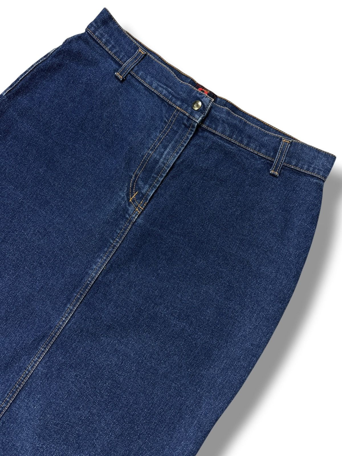 Dolce & Gabbana Vintage Dolce & Gabbana Denim Pencil Midi Skirt Made In IT Size 33" - 2 Thumbnail