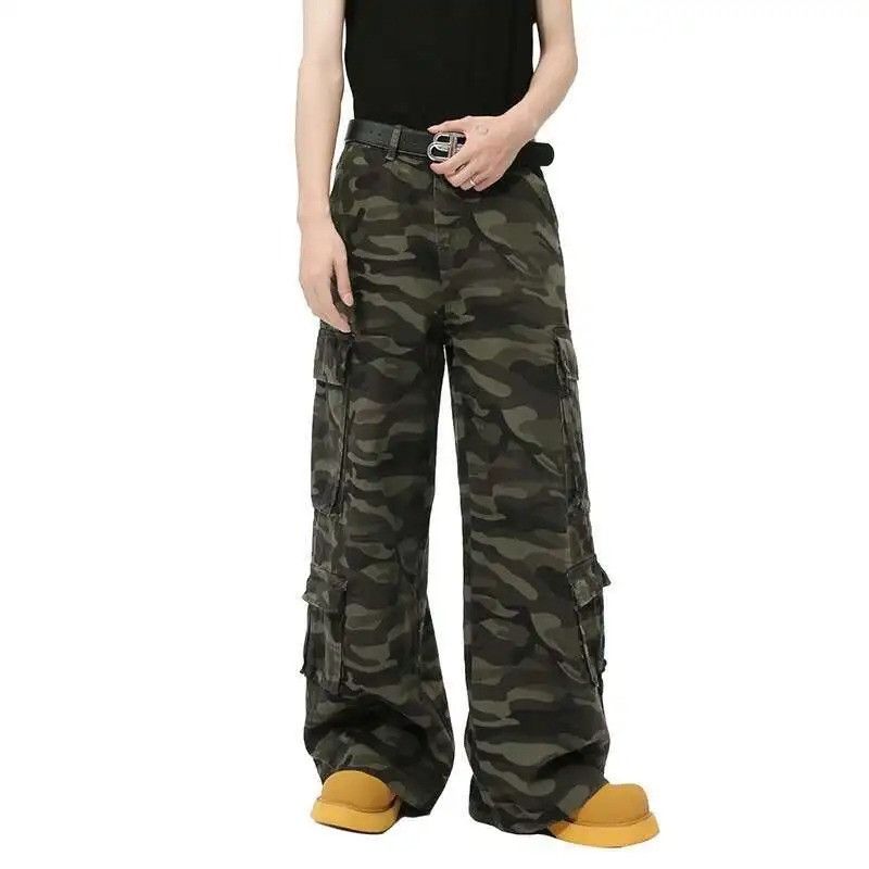Jean Streetwear Camouflage Multi-Pockets Baggy Jeans Size US 32 / EU 48 - 1 Thumbnail