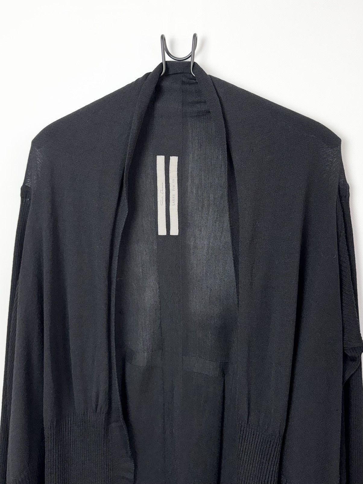 Rick Owens Rick Owens FW19 ‘LARRY’ Large Wrap Cardigan Size L / US 10 / IT 46 - 9 Thumbnail