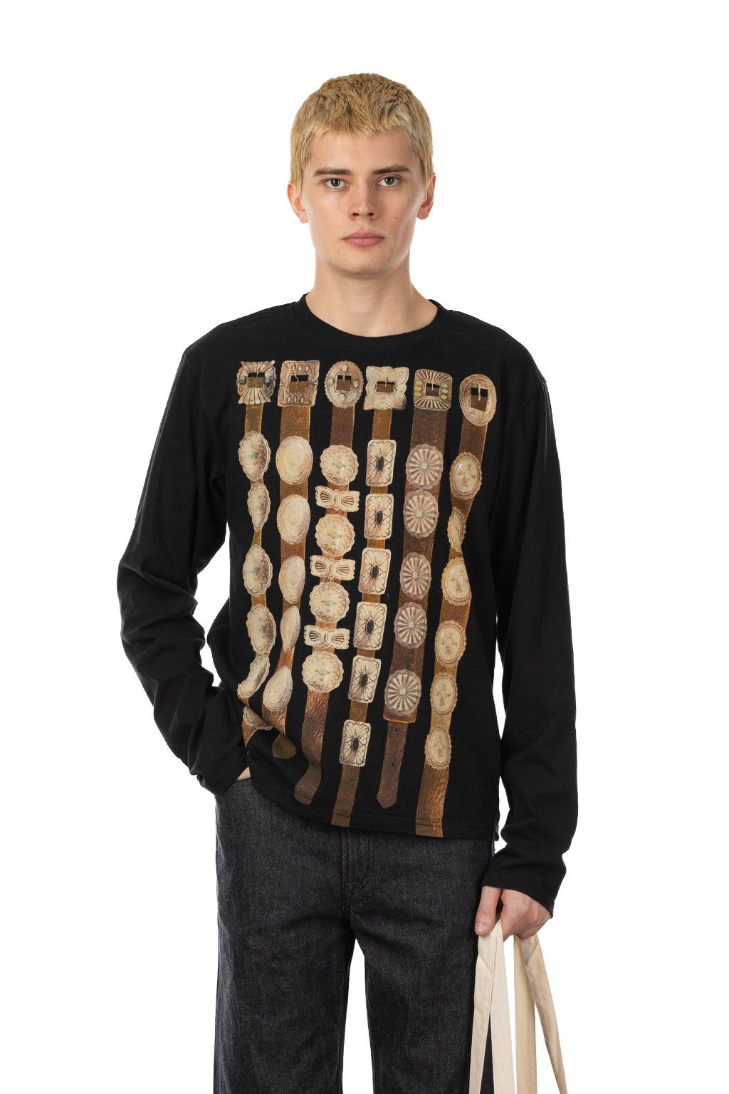 Kapital KAPITAL 20/- Jersey crew long sleeve Tee curtain concho pt L Size US L / EU 52-54 / 3 - 11 Thumbnail