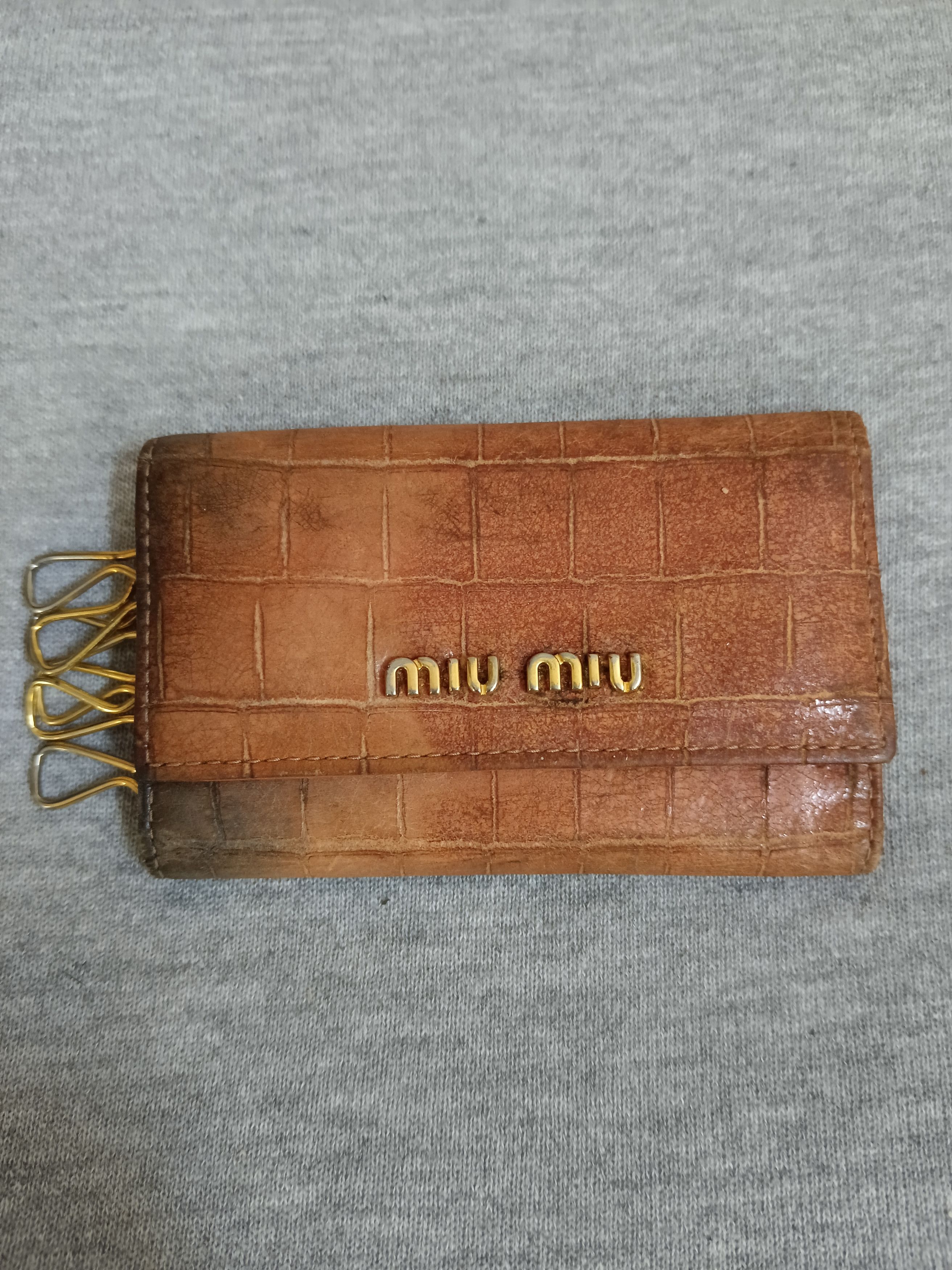 Miu Miu MIU MIU LEATHER KEY HOLDER Size ONE SIZE - 2 Thumbnail