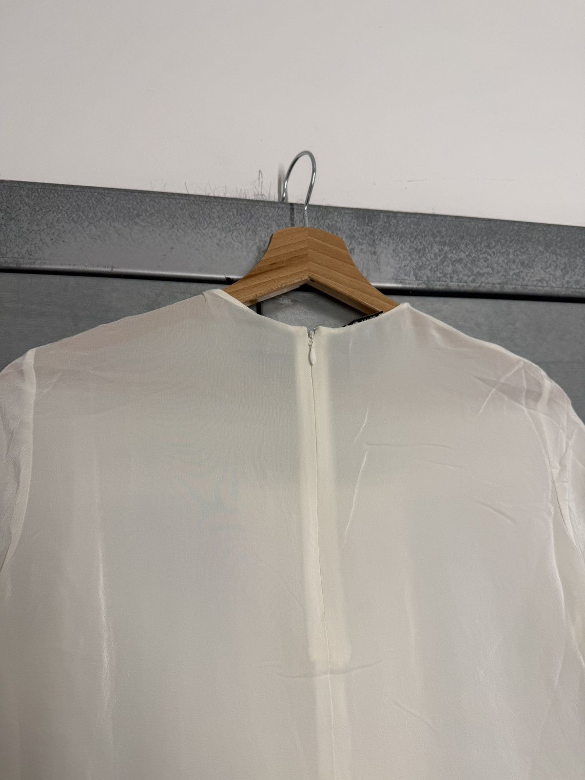 Miu Miu Miu Miu Silk 1/3 Back Zip Blouse Size S / US 4 / IT 40 - 13 Thumbnail
