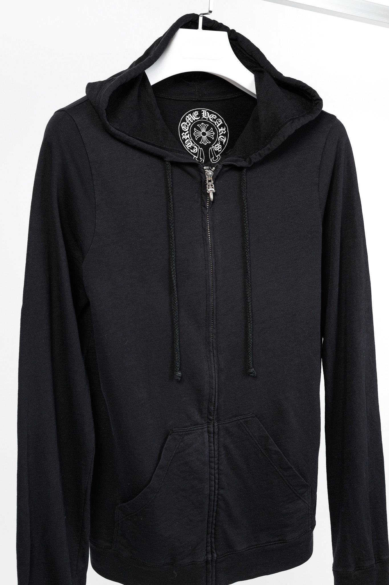 Chrome Hearts Chrome Hearts Black Cotton Jersey Dagger-Print Hoodie Size L / US 10 / IT 46 - 3 Thumbnail