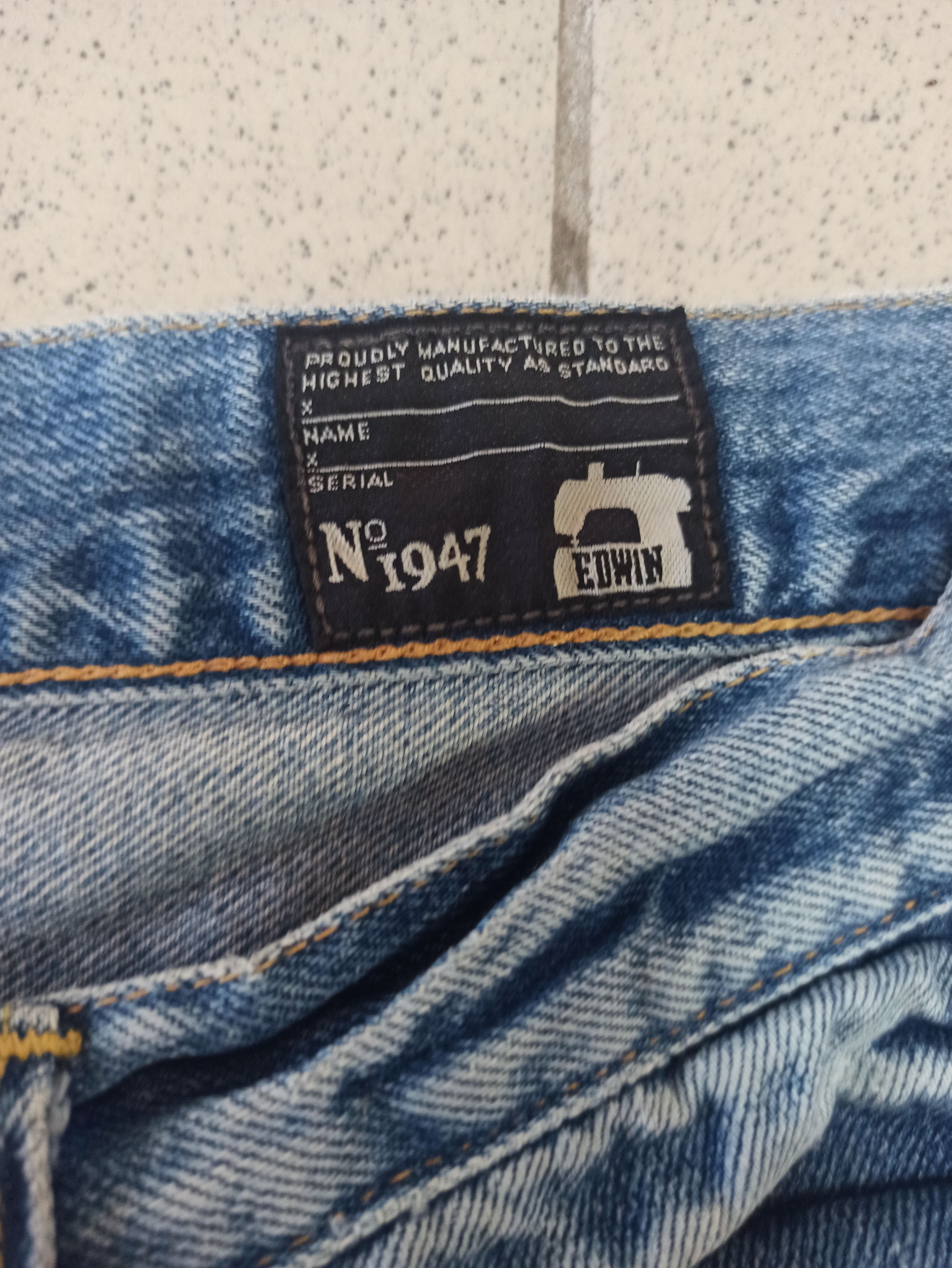 Edwin × Japanese Brand × Vintage Selvadge Edwin vintage denim pants Size US 34 / EU 50 - 8 Thumbnail