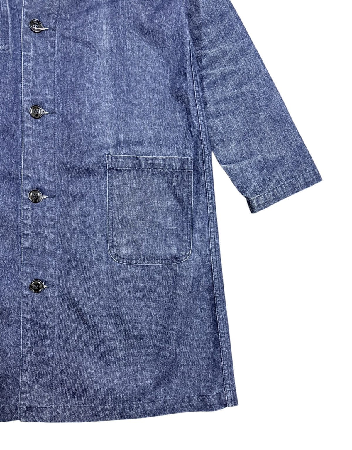 If Six Was Nine Vtg🔥Archives Japanese Indigo Denim Longcoat Jacket Size US M / EU 48-50 / 2 - 10 Thumbnail