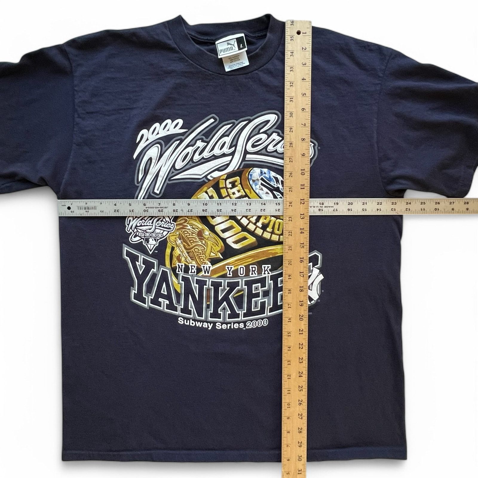 New York Yankees × Puma × Vintage Vintage NY Yankees World Series Ring Champions Subway 2000 Size US L / EU 52-54 / 3 - 7 Thumbnail