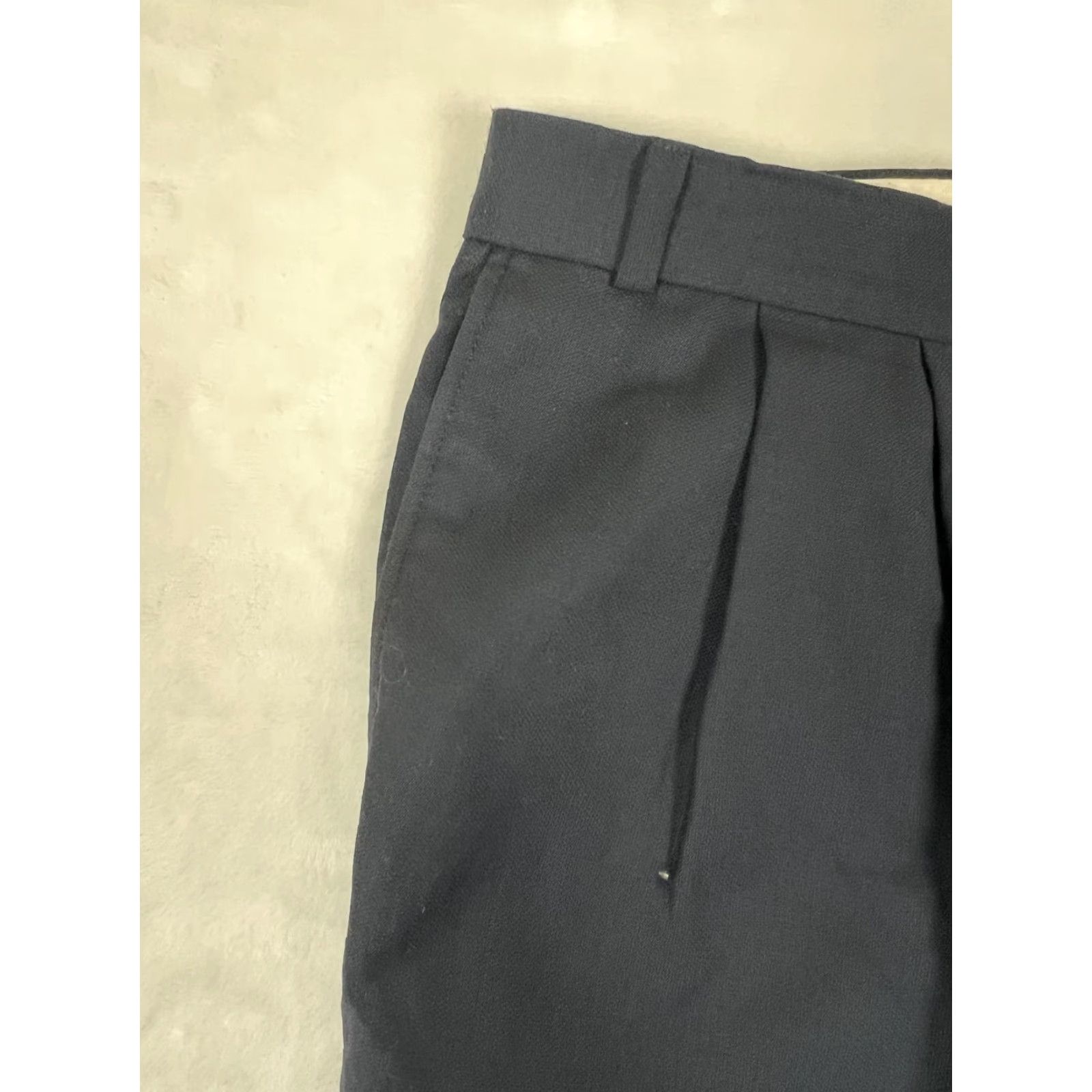 Ralph Lauren VINTAGE Lauren Ralph Lauren Pants Mens 36x30 Blue Wool Pleated Cuffed Dress Pants Mens Blue Wool Flannel Dress Pants Size US 36 / EU 52 - 7 Thumbnail