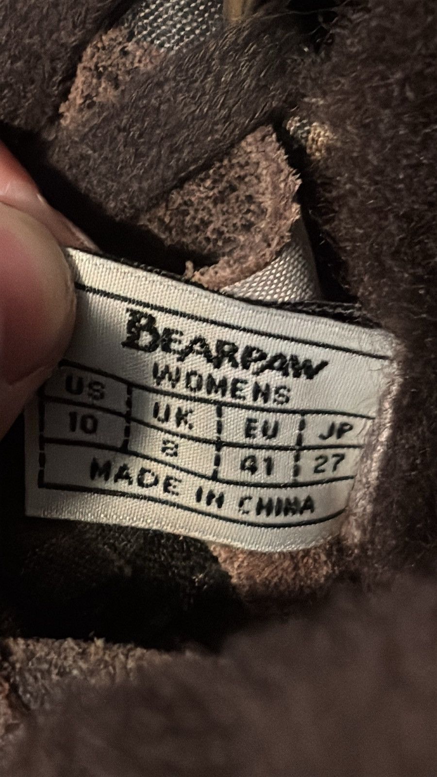 A.S.98 As98 style bear paw brown fur boots with plaid lining Size US 8.5 / EU 41-42 - 8 Thumbnail