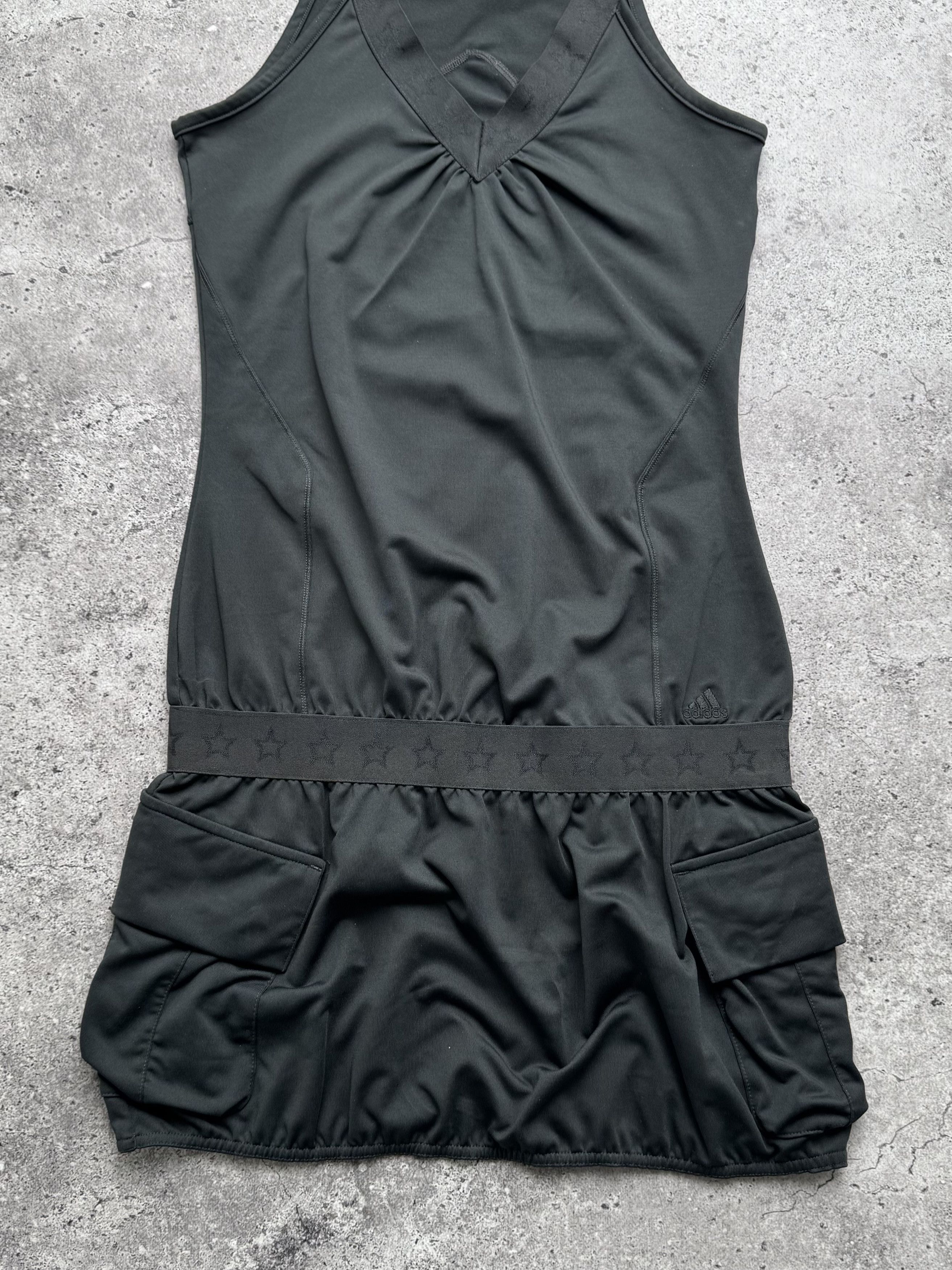 Adidas Adidas Vintage Halter Mini Dress Pockets Sport Style (E8) Size XS / US 0-2 / IT 36-38 - 3 Thumbnail