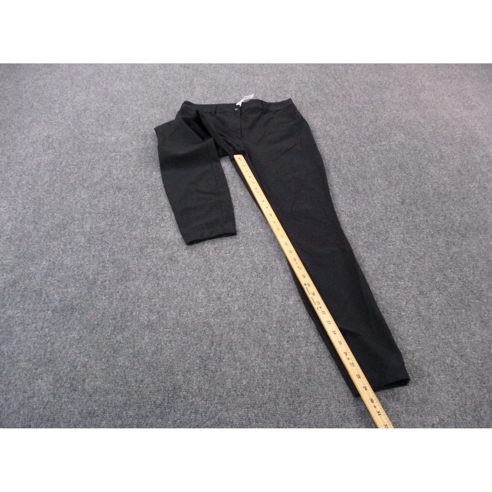 Lululemon Lululemon Pants Womens 31 Chino City Sleek Slim Fit High Rise Stretch Black 30 in Inseam 29 in Regular Straight Size 24" / US 00 / IT 34 - 3 Thumbnail