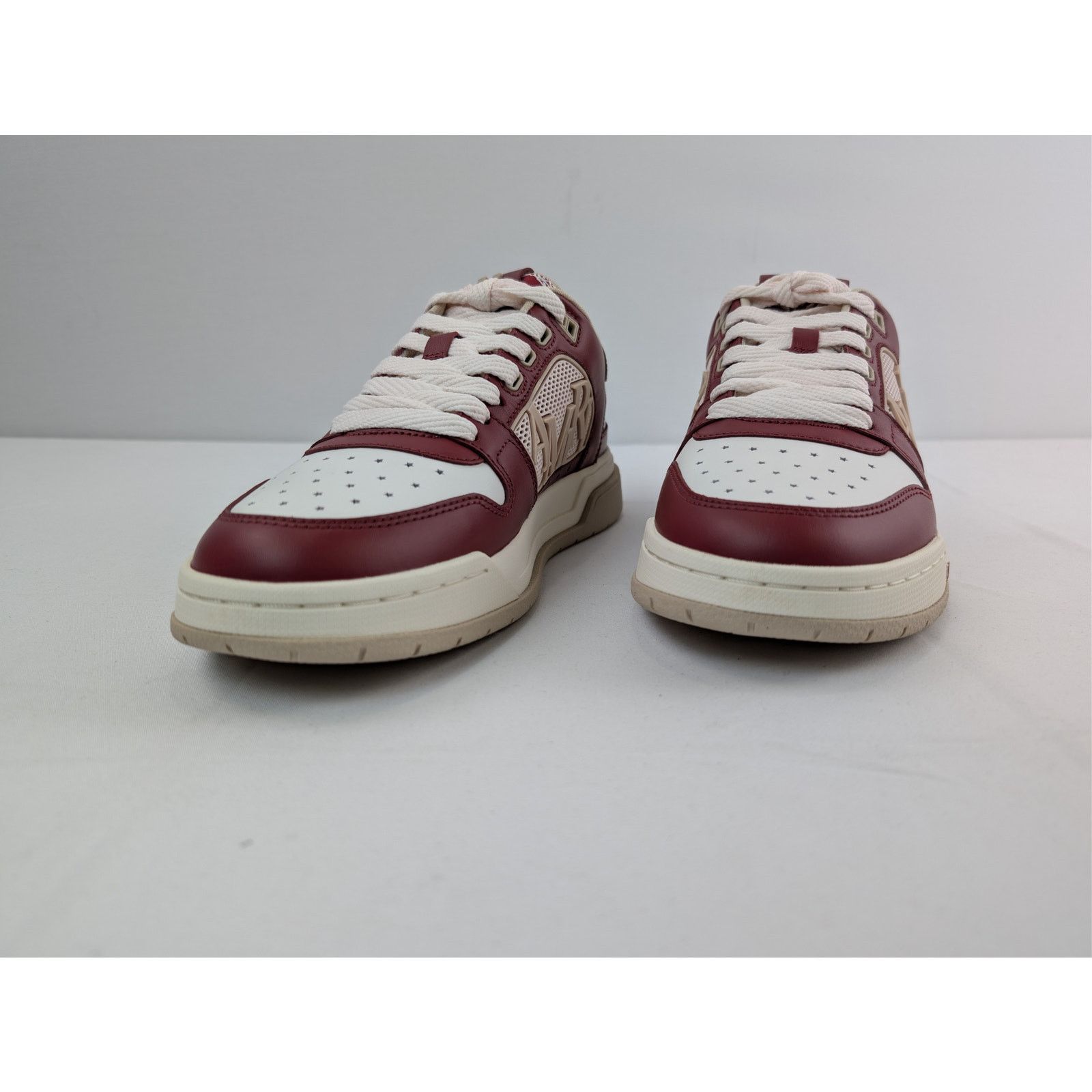 Amiri o1rshd1 Classic Low-Top Sneakers in Deep Red Size US 8 / EU 41 - 7 Thumbnail