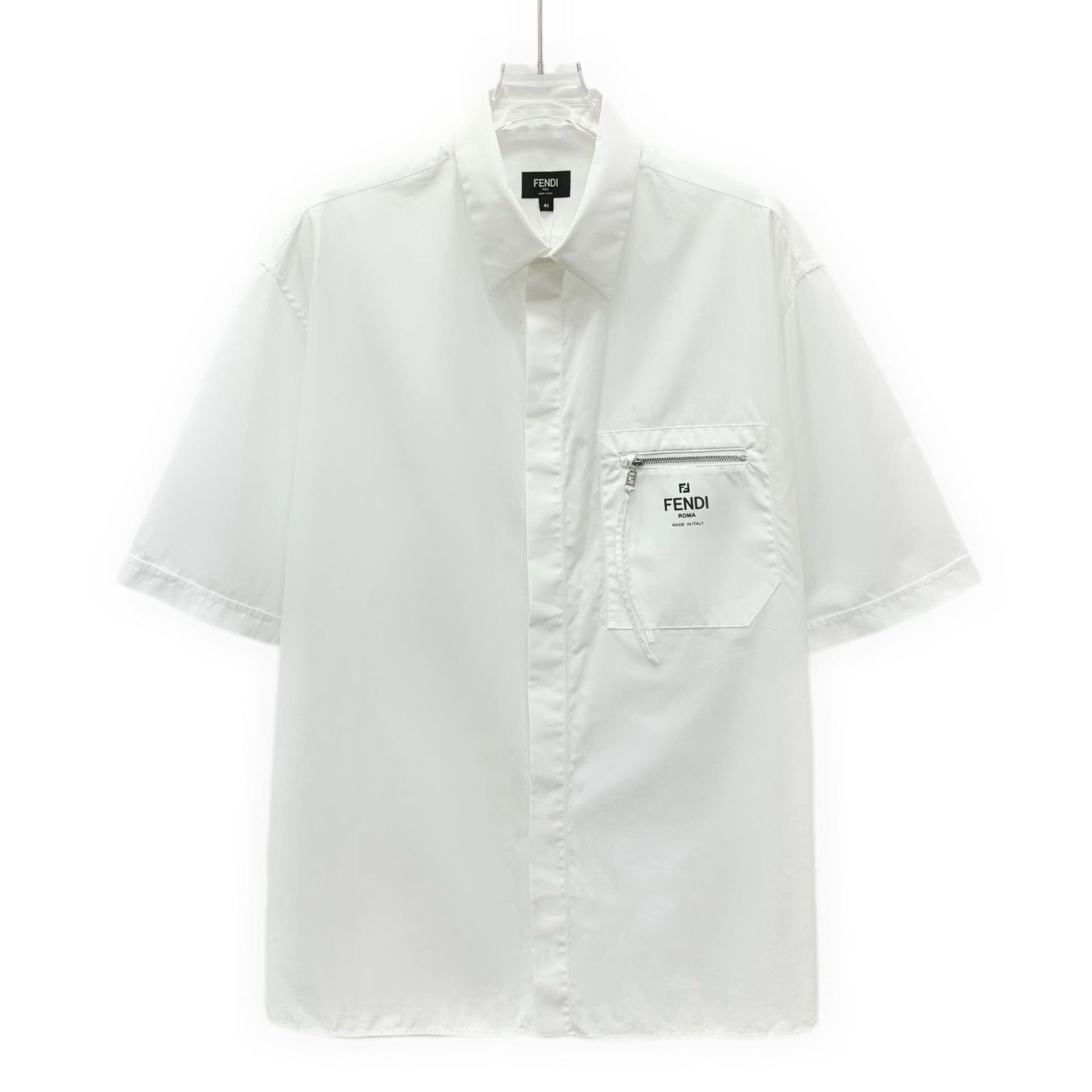 Fendi Fendi Cotton White Shirt 23 Men Size US XS / EU 42 / 0 - 1 Thumbnail
