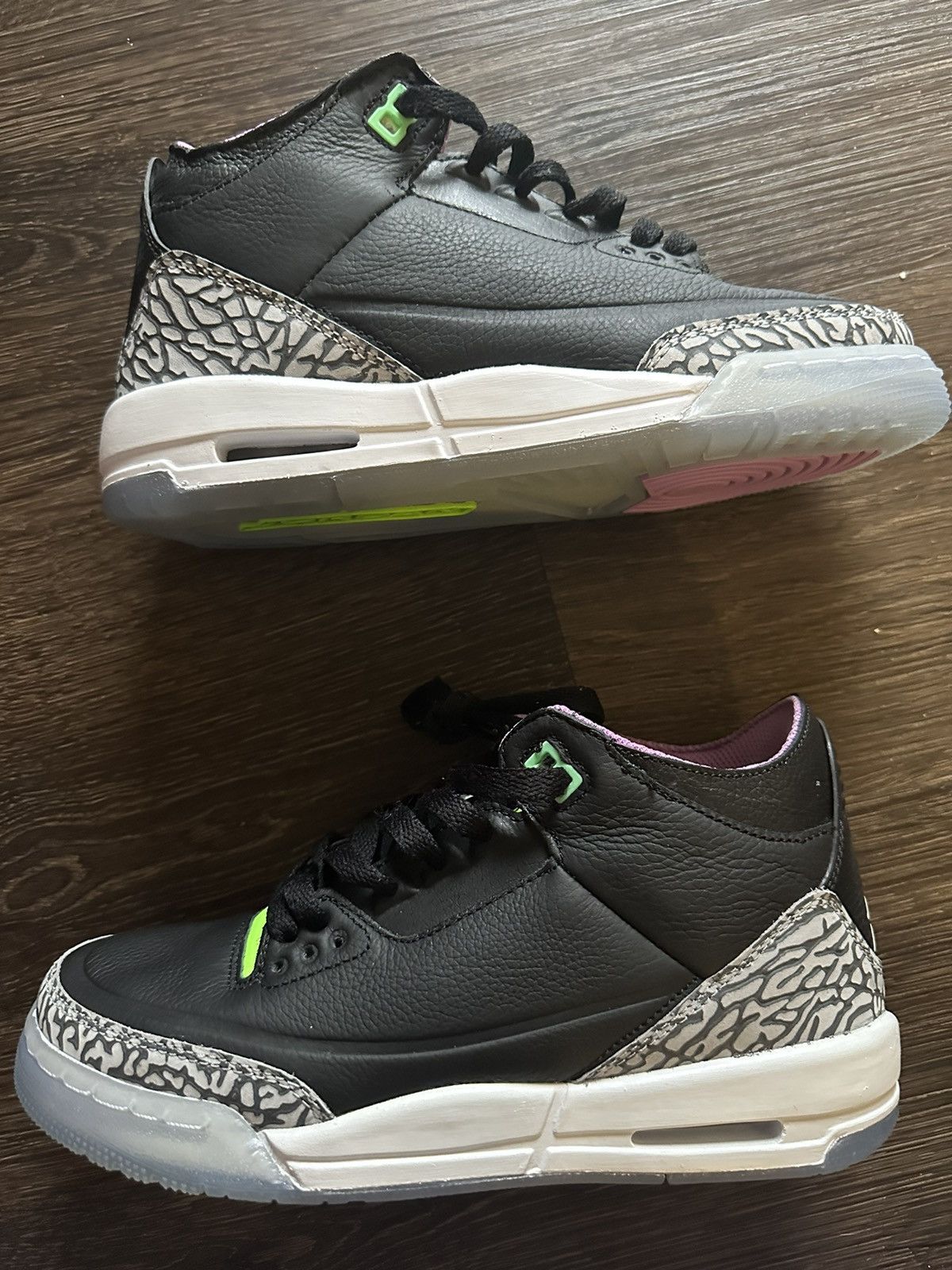 Nike Jordan 3 electric green Size US 5.5 / IT 35.5 - 1 Thumbnail