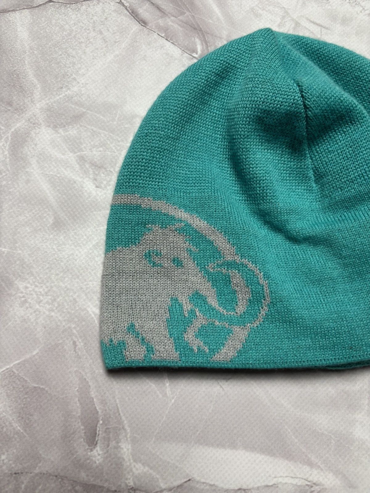 Mammut Mammut Tweak Beanie Hat Wool Blend Turquoise Unisex One Size Size ONE SIZE - 2 Thumbnail