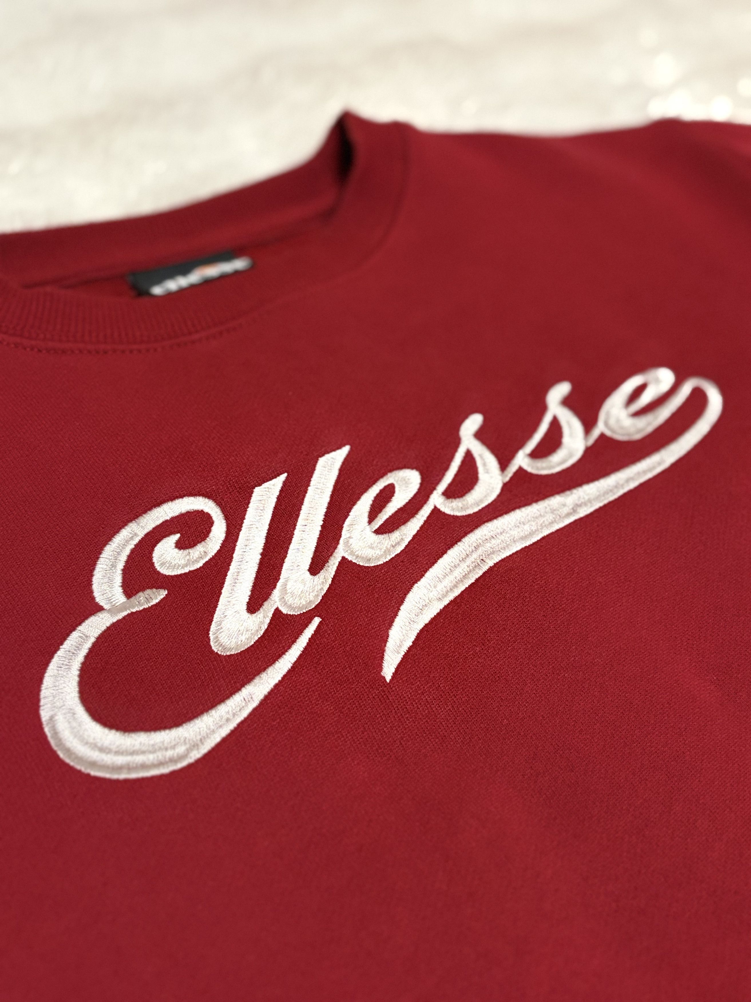 Ellesse Vintage Ellesse Red Logo Crewneck Sweatshirt Size S Size US S / EU 44-46 / 1 - 3 Thumbnail